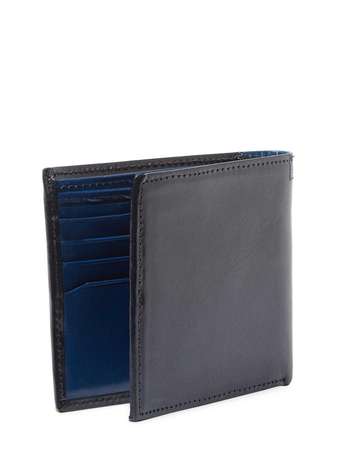Lyst - Ted Baker T Detail Leather Bi-fold Wallet in Blue for Men