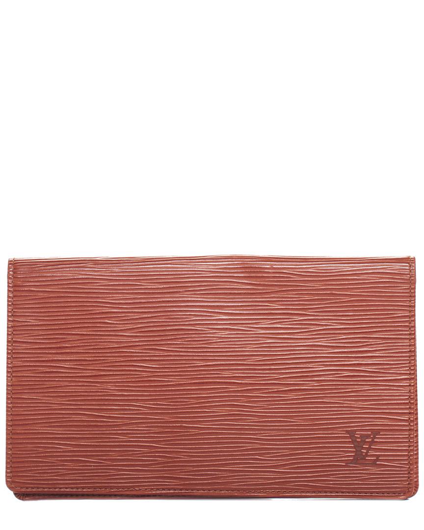 Lyst - Louis Vuitton Brown Epi Leather Pocket Organizer in Red