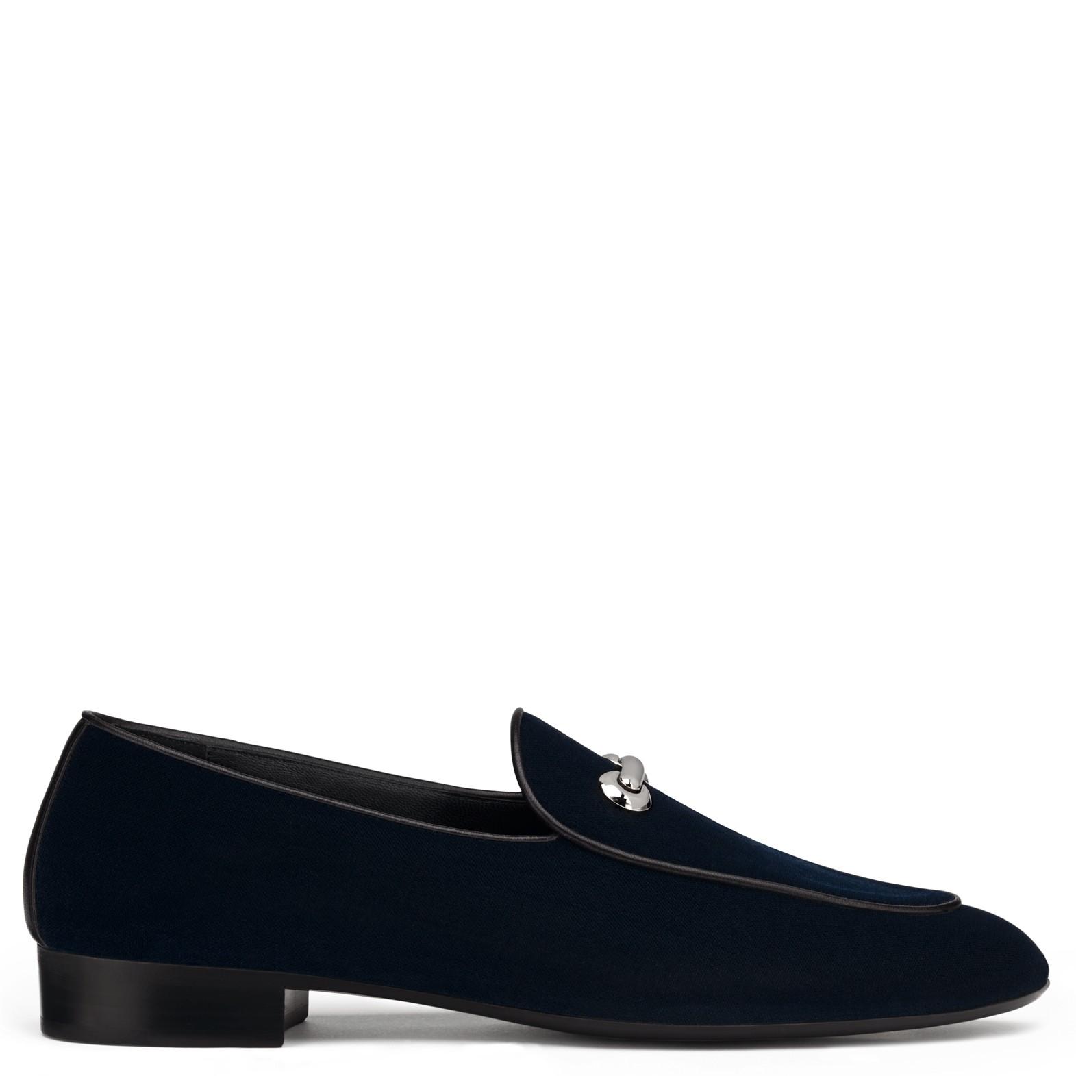 Giuseppe Zanotti Dark Blue Velvet Loafer Jackson in Blue for Men - Lyst