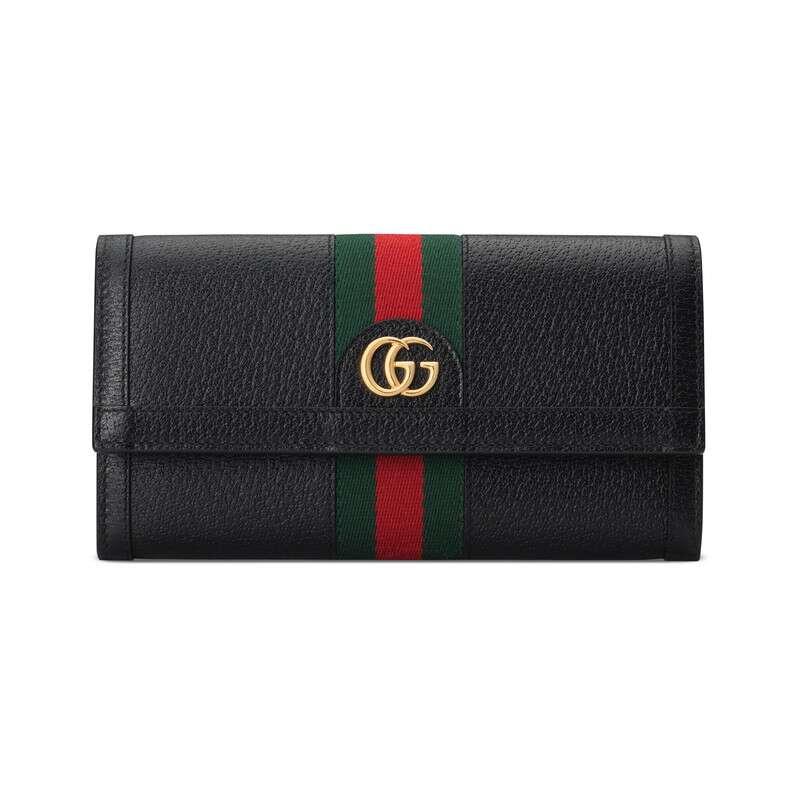 Gucci Ophidia Continental Wallet in Black - Lyst