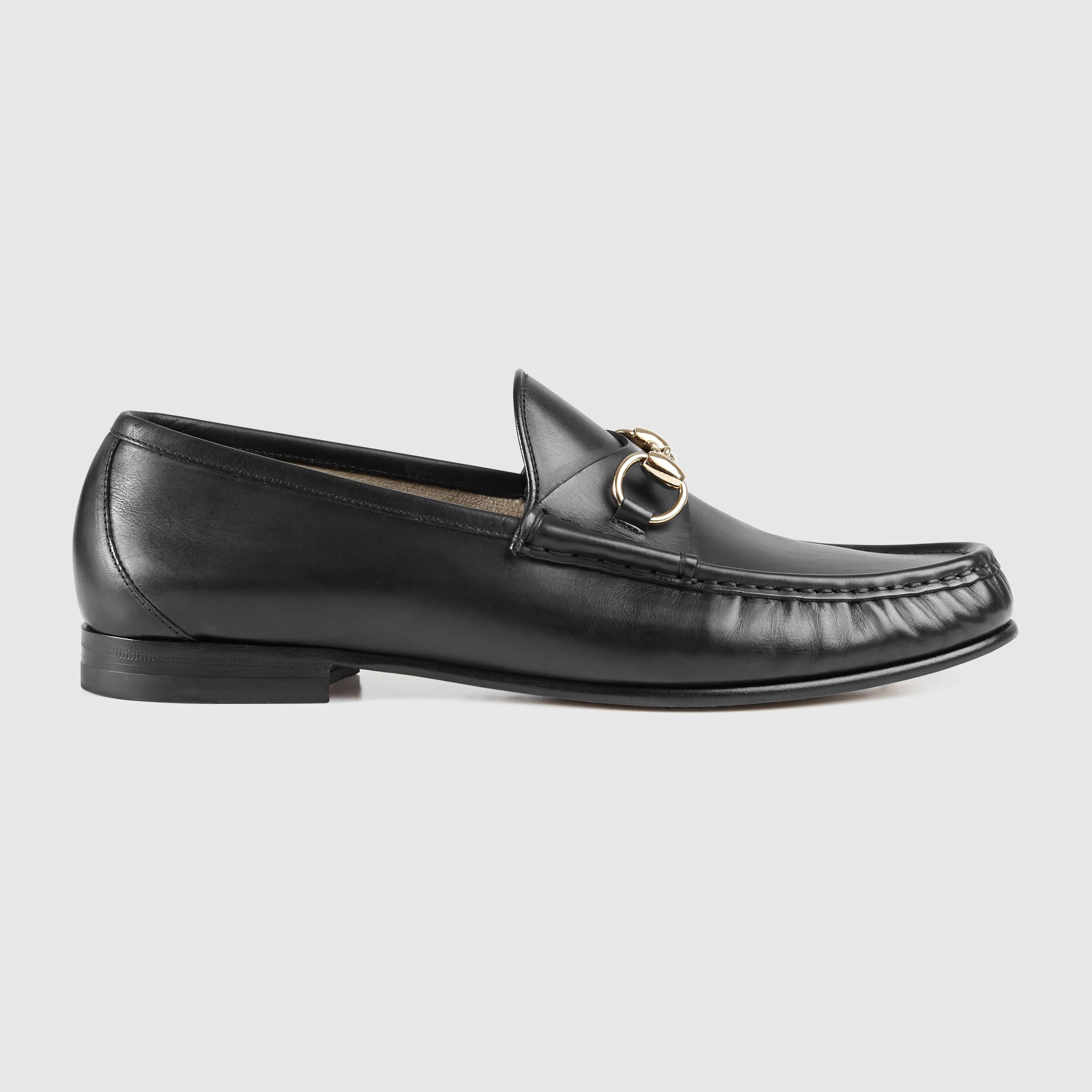 Lyst - Gucci 1953 Horsebit Loafer In Shaded Leather in Black for Men