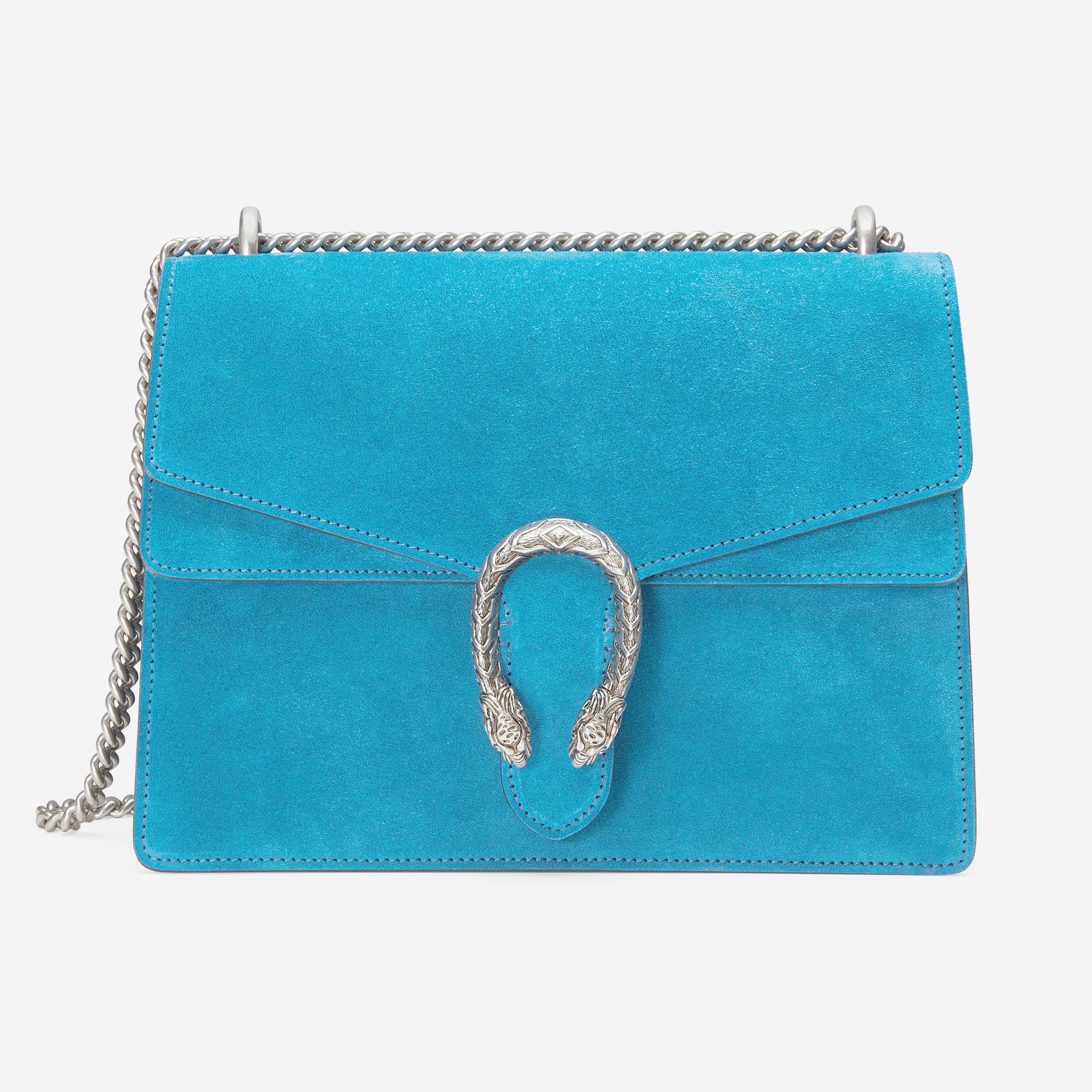 Lyst - Gucci Dionysus Suede Shoulder Bag in Blue
