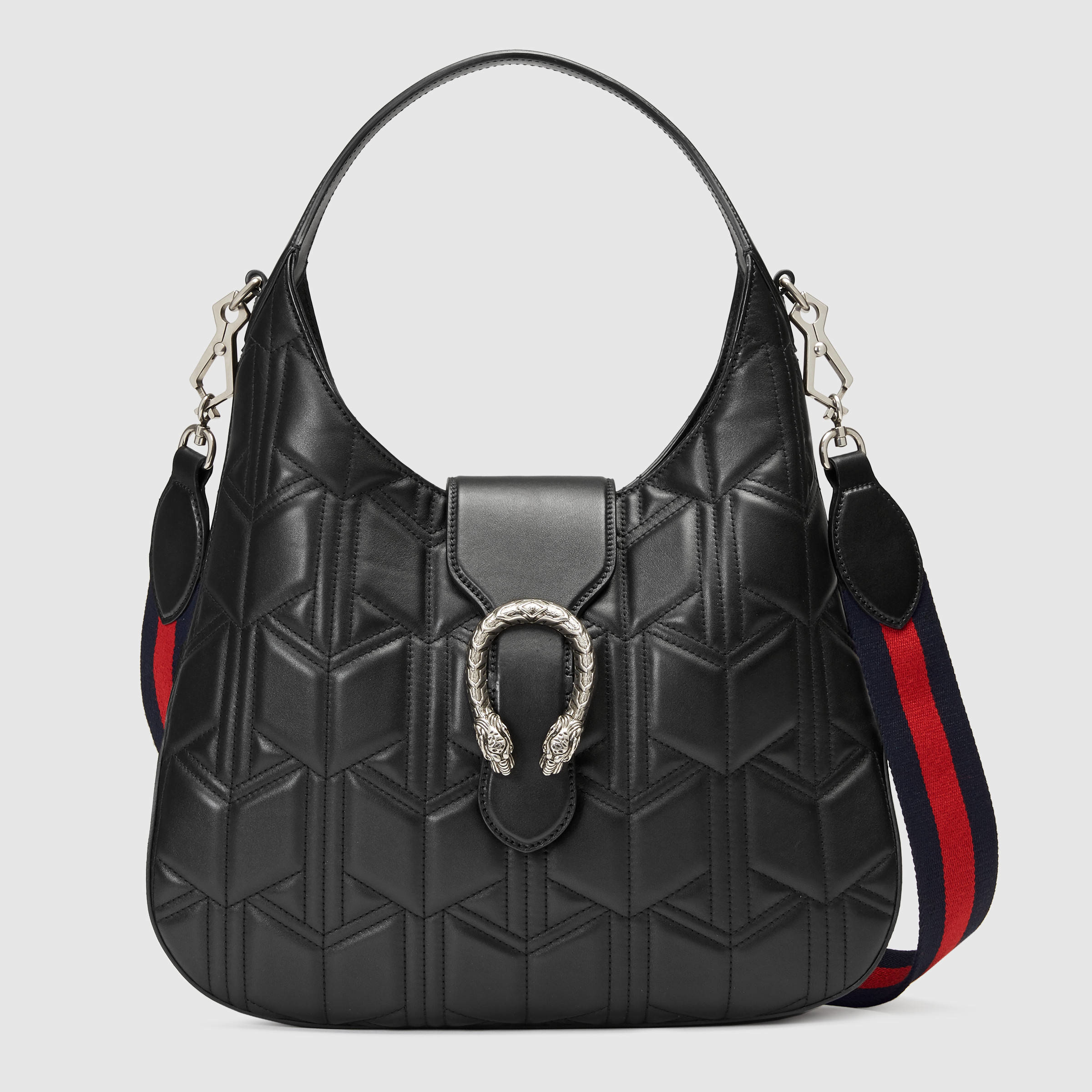 Gucci Dionysus Matelassé Leather Hobo Bag in Black | Lyst