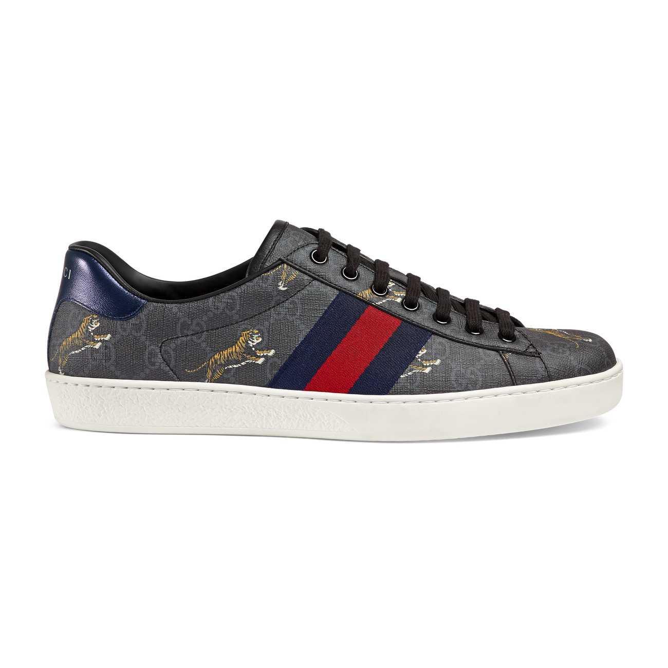 Lyst - Gucci Men's Ace GG Supreme Tigers Sneaker for Men