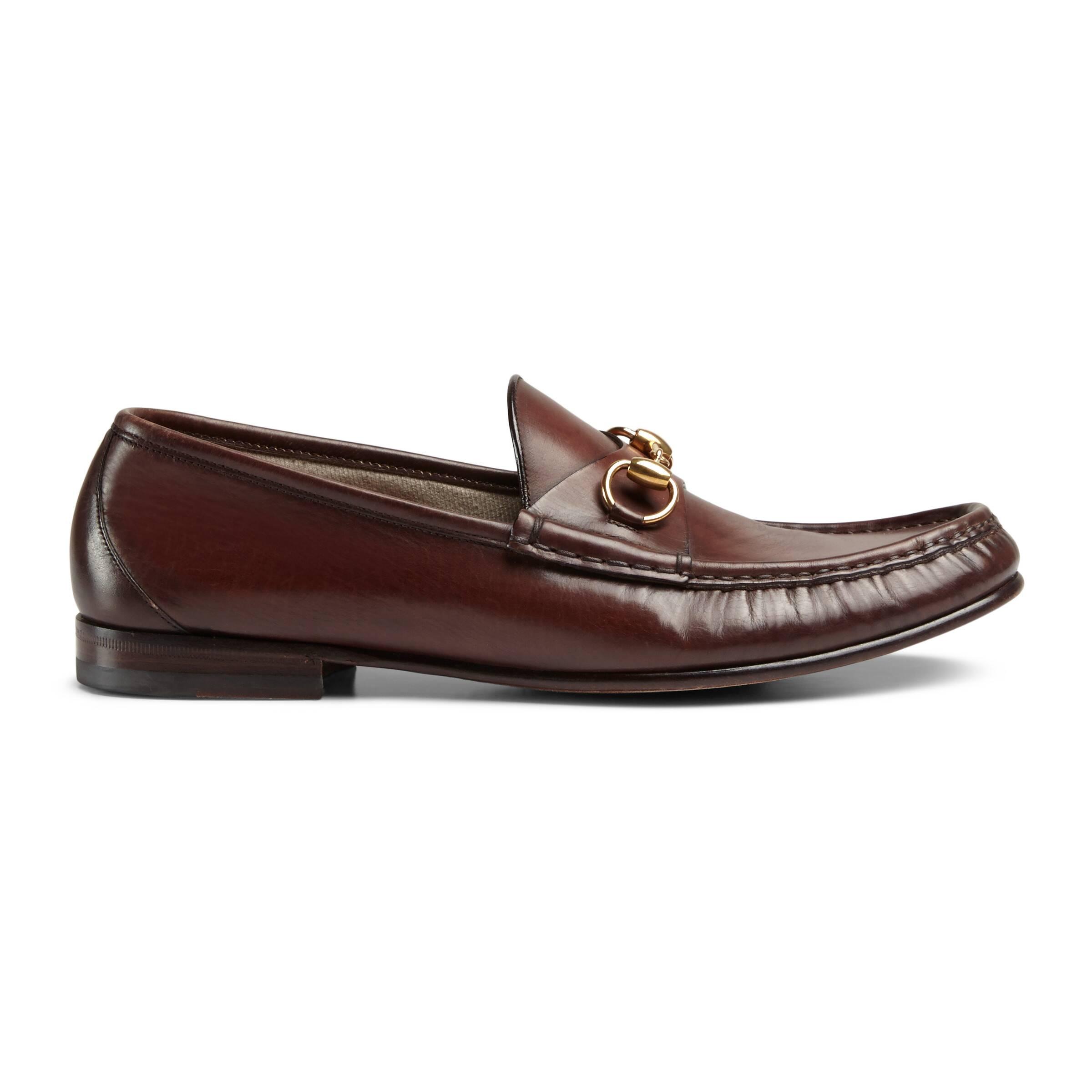 Gucci 1953 Horsebit Leather Loafer in Brown Leather (Brown) for Men ...