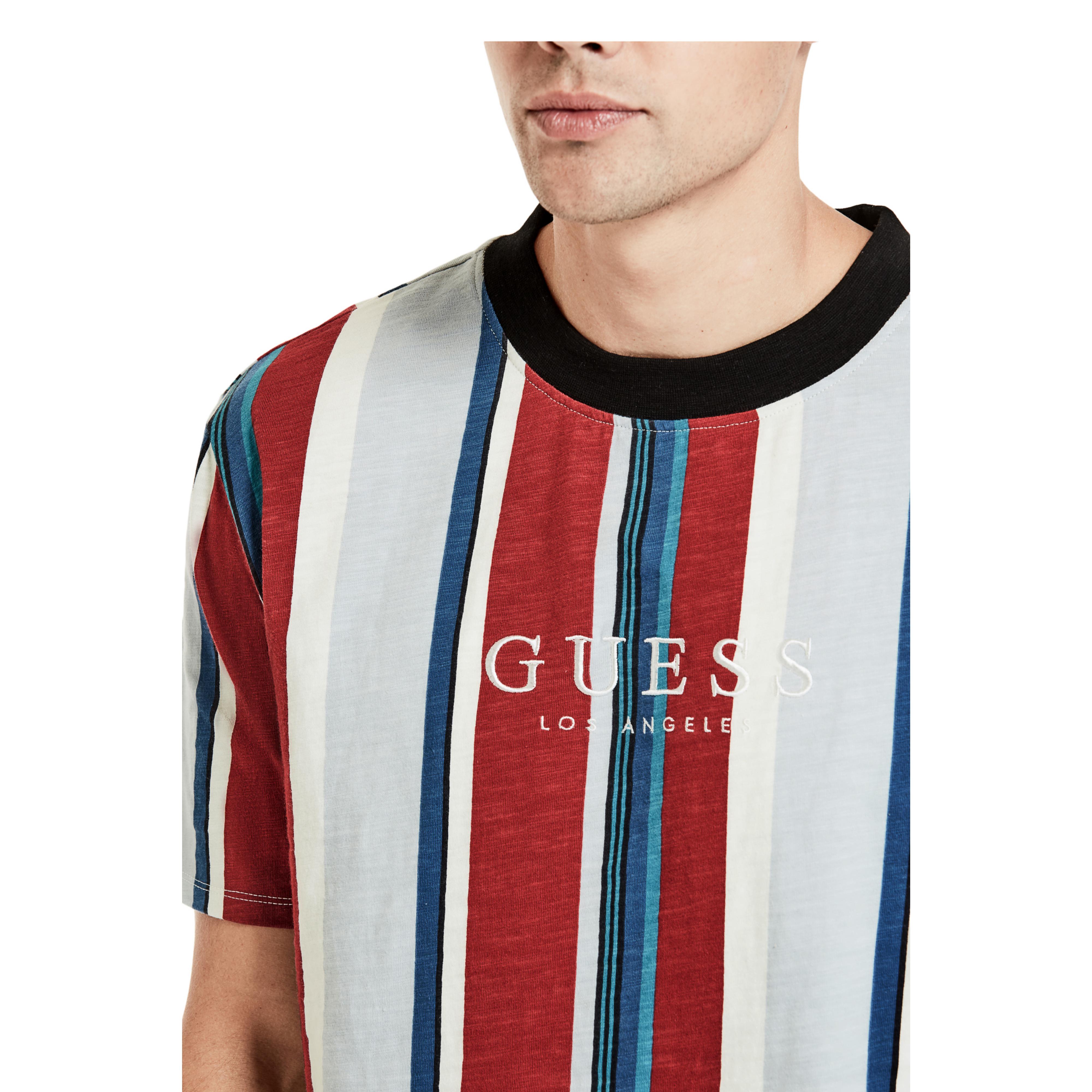 Guess Jeans Striped T Shirt Mens Nils Stucki Kieferorthopade - stripped guess t shirt roblox