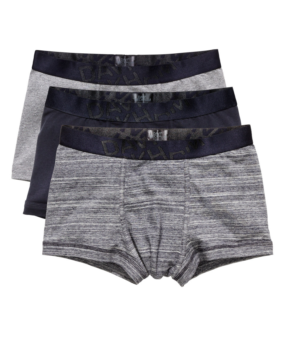 H&M 3-pack Boxer Shorts in Blue for Men - Lyst