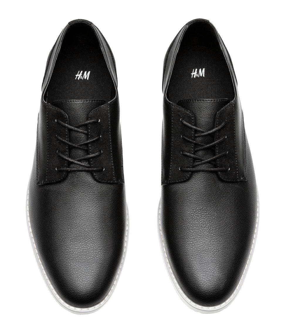 Lyst H&amp;M Derby Shoes in Black for Men