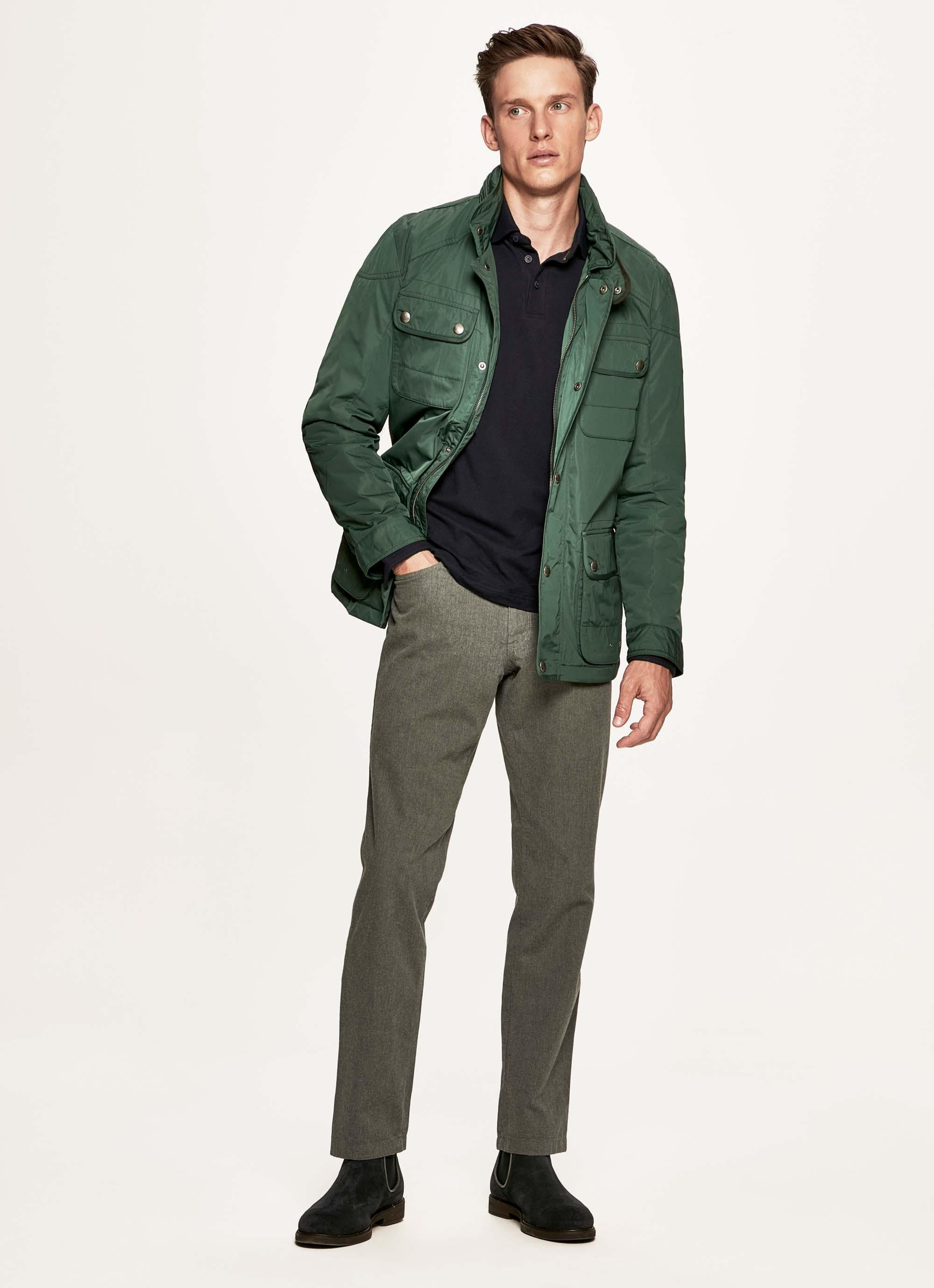 Hackett Water-repellent Winter Velospeed Jacket in Green for Men - Lyst
