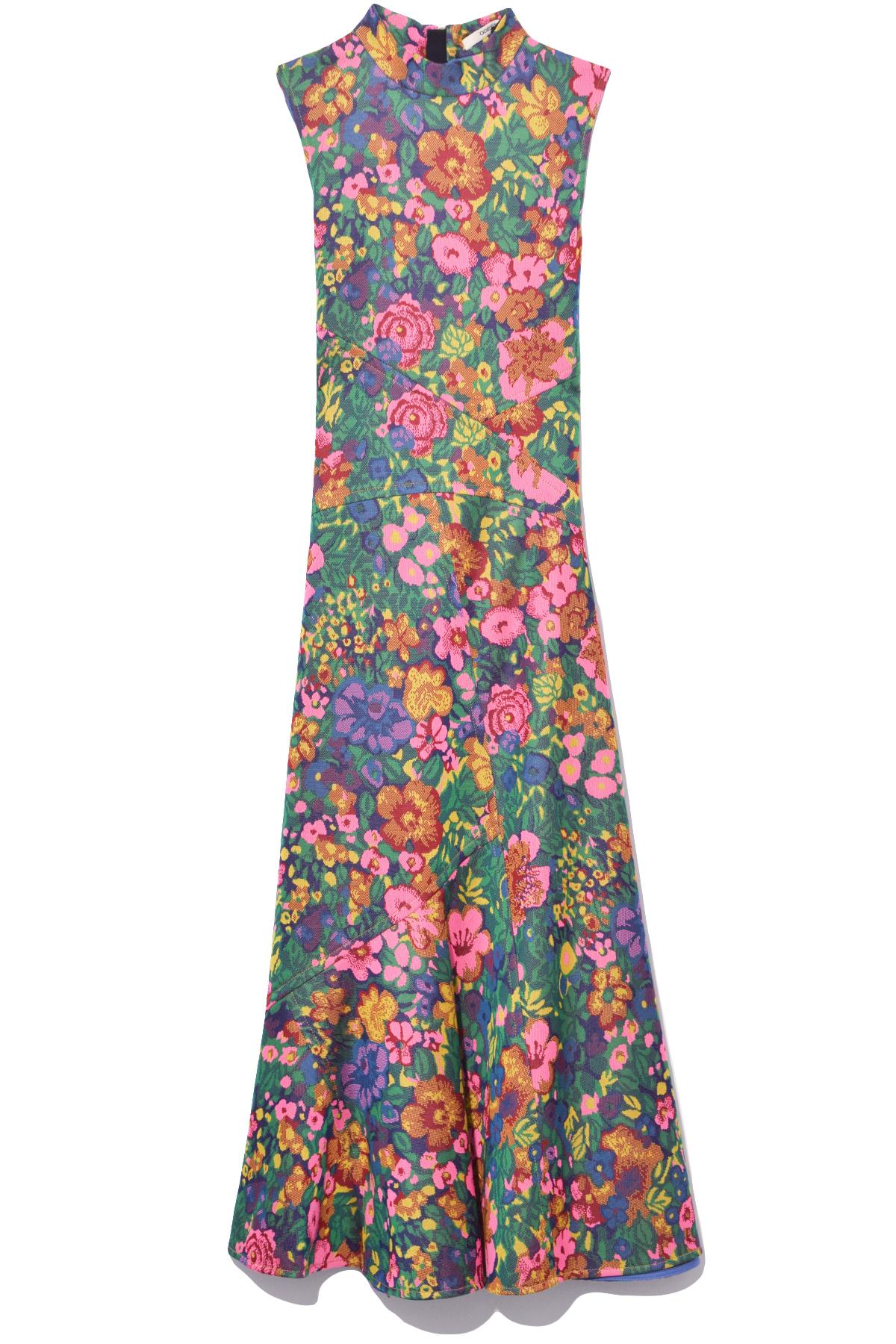 Lyst - ODEEH Sleeveless Flared Skirt Dress In Floral