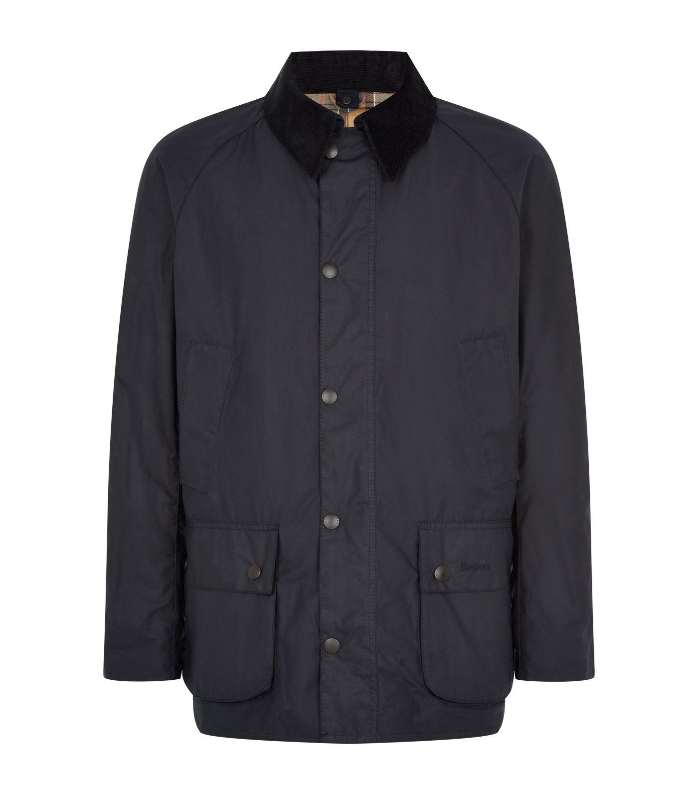Barbour Ashby Waxed Jacket in Blue for Men - Lyst