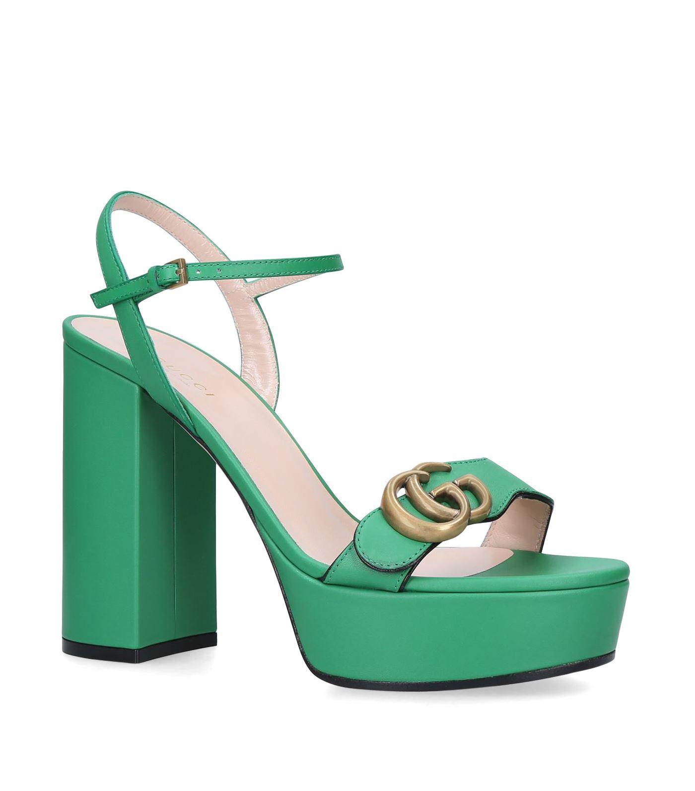 gucci marmont sandals platform