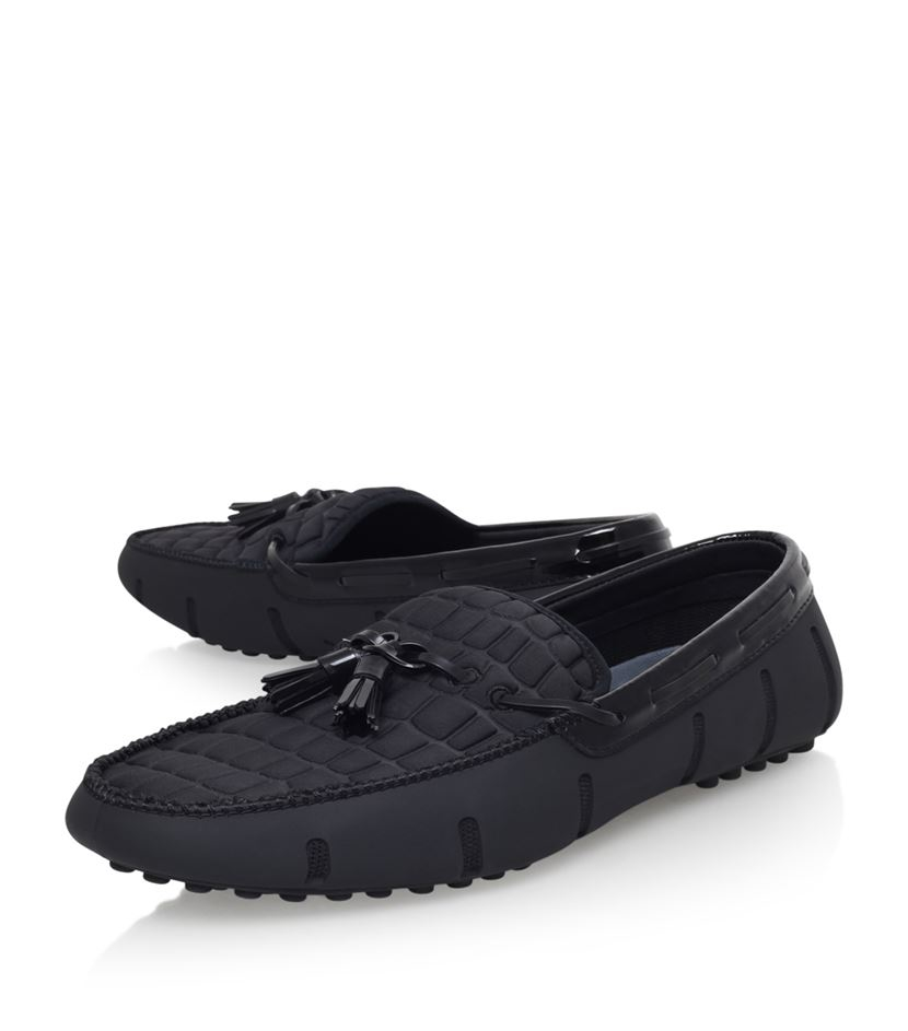swims tassel loafer swims alligator print tassel loafers in black for lyst swims tassel loafer swims alligator print tassel loafers in black for lyst