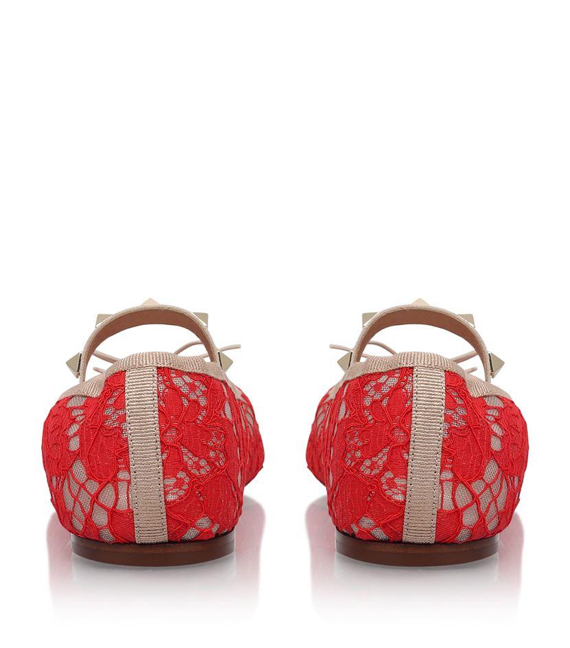 red valentino rockstud flats