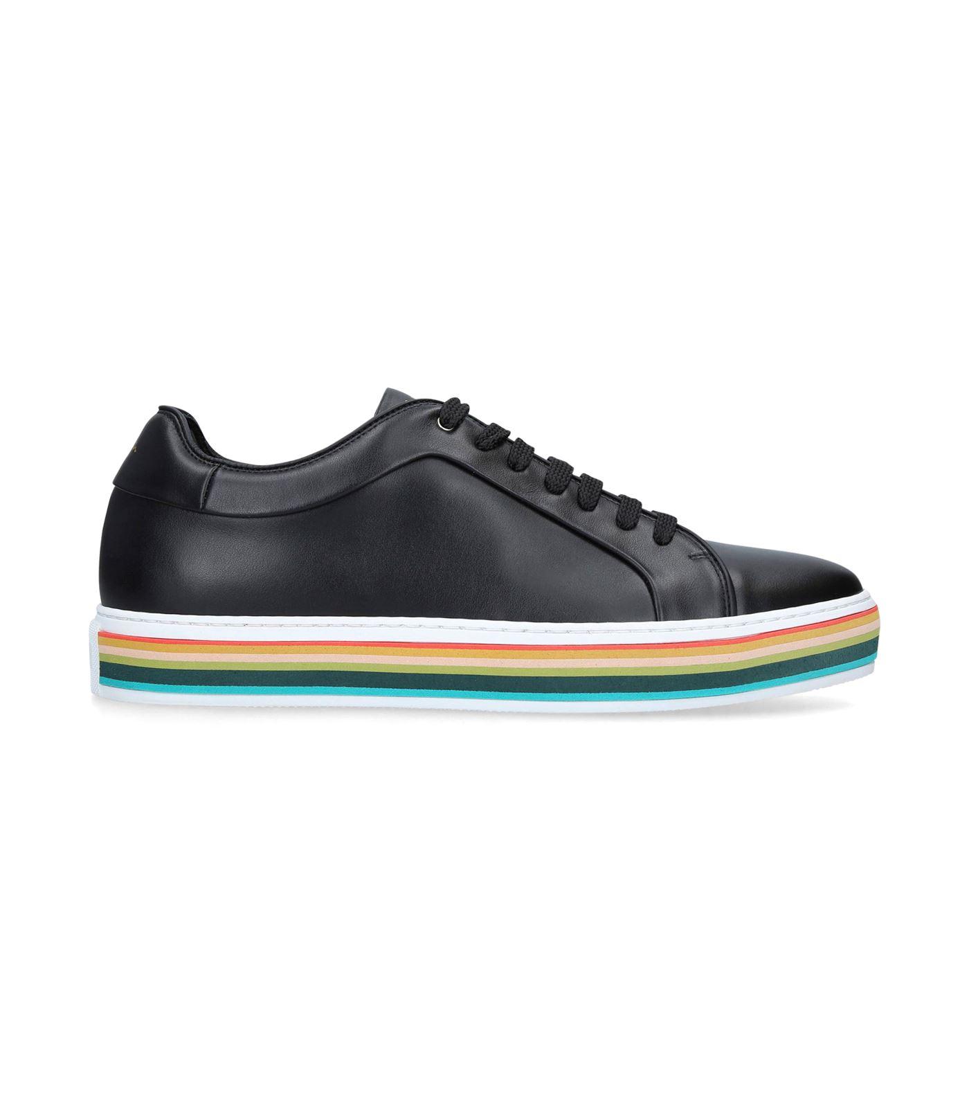 Paul Smith Leather Stripe Basso Sneakers for Men - Lyst