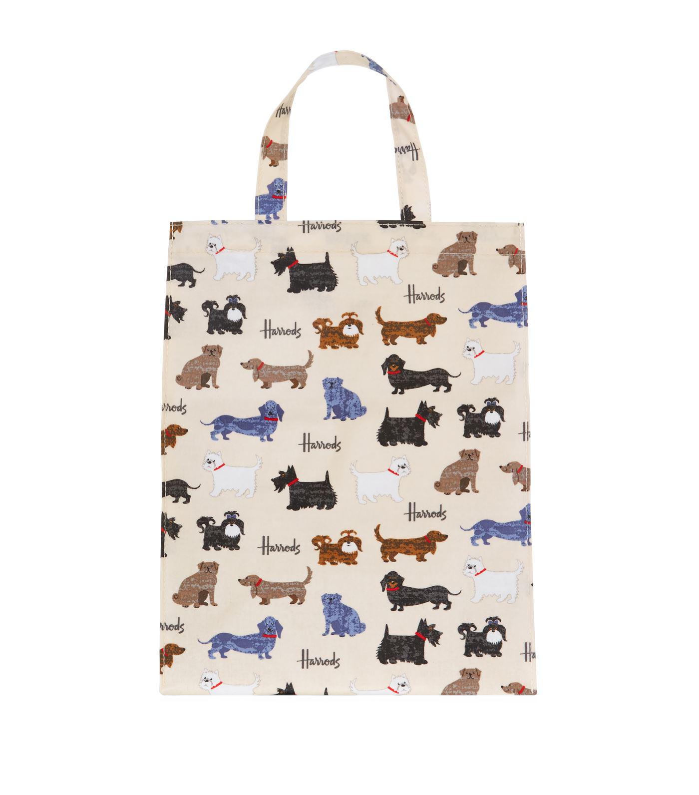 Harrods Walking Dogs Medium Shopper Bag in Natural - Lyst