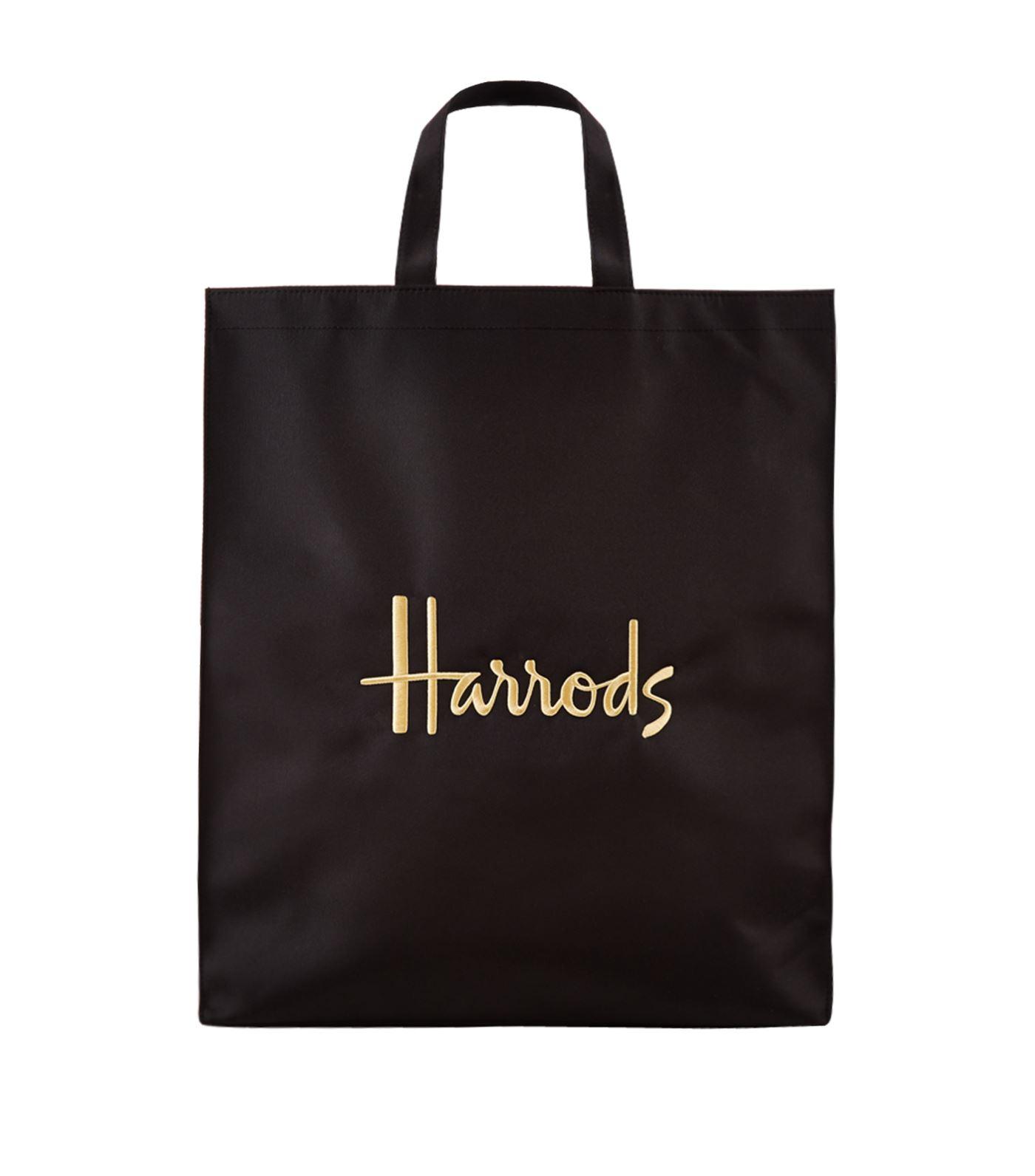 Harrods Large Logo Shopper Bag in Black - Save 4% | Lyst