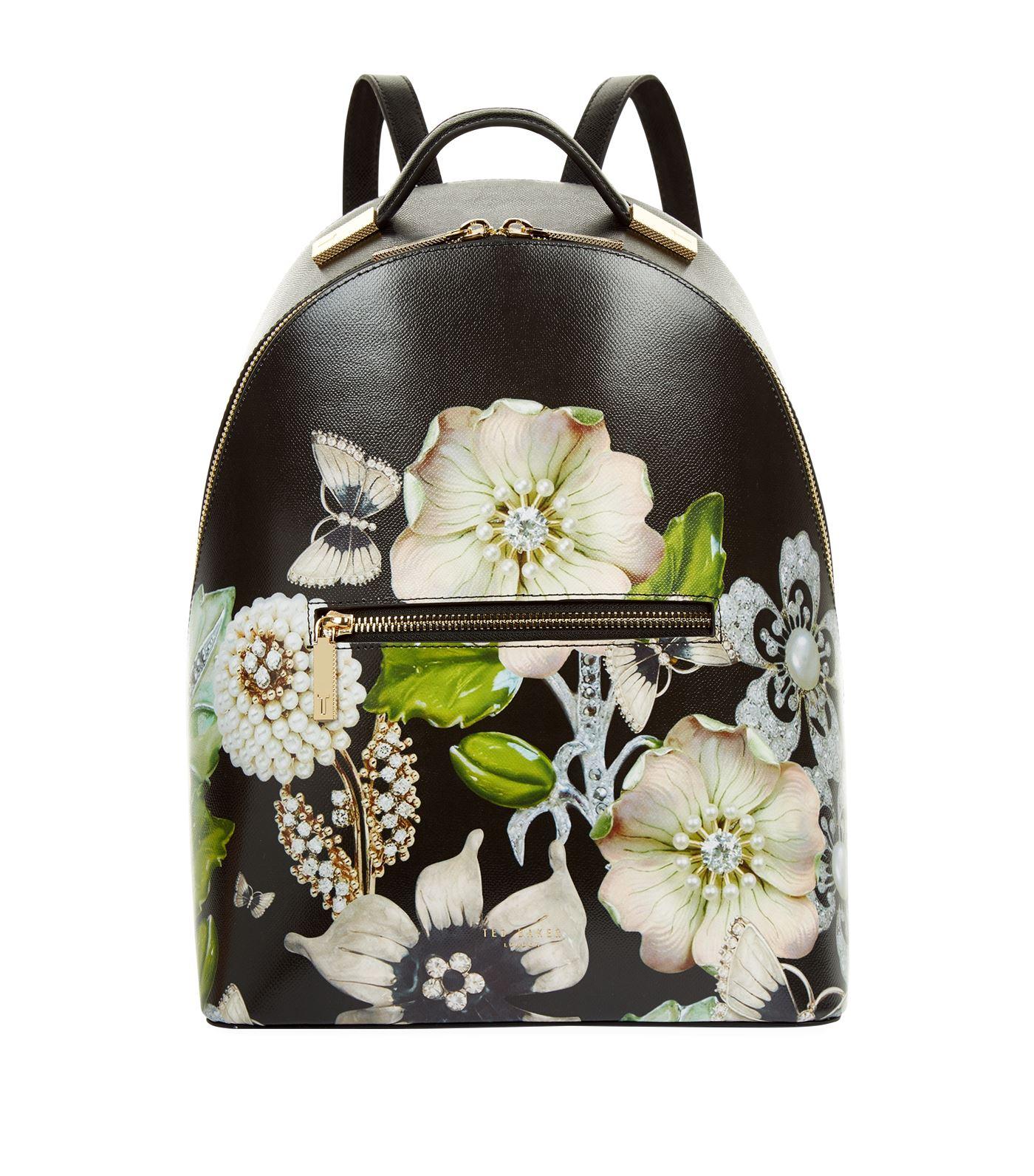 ted baker leather backpack women's