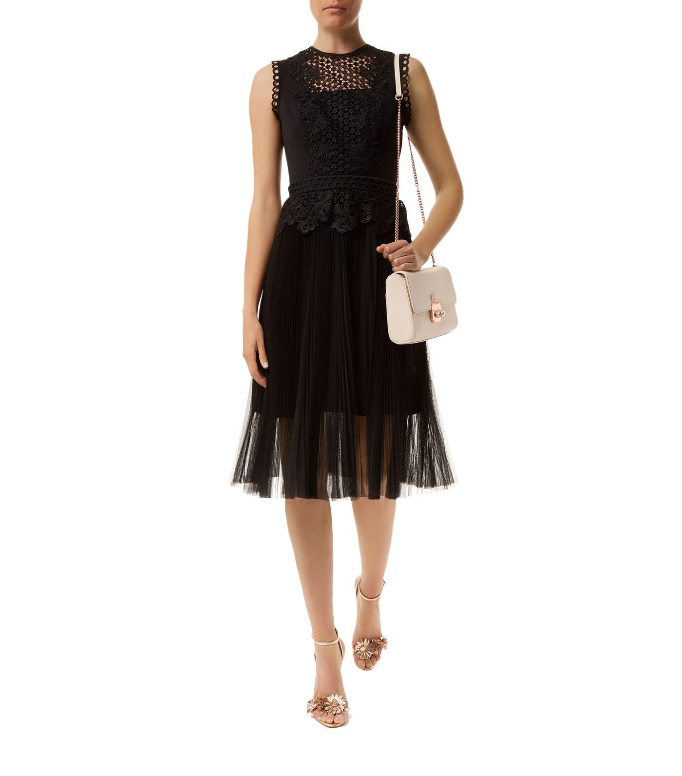 ted baker feifei lace tutu dress in black lyst ted baker feifei lace tutu dress in black lyst