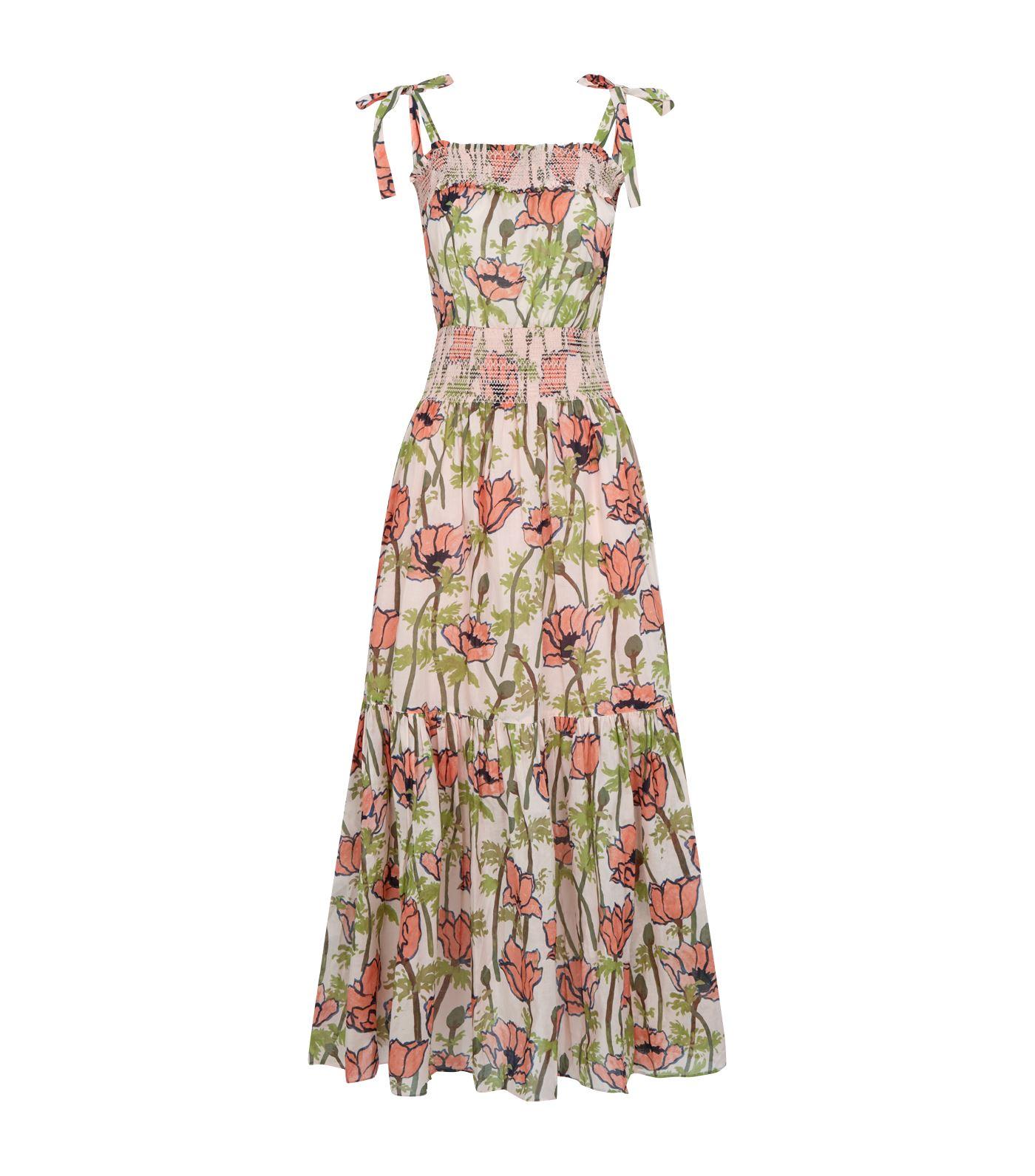 Lyst - Tory Burch Cotton Floral Maxi Dress