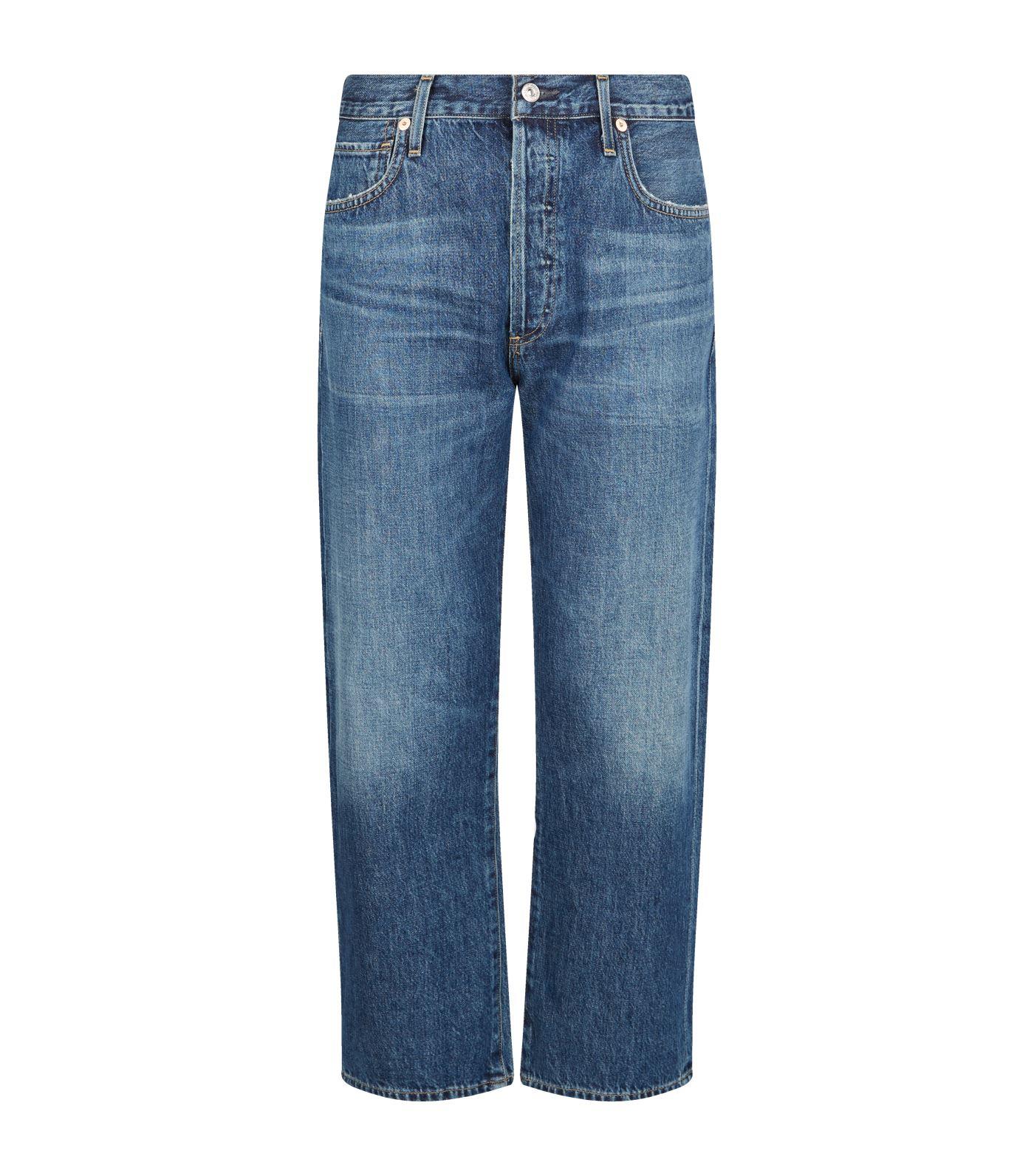 Citizens of Humanity Emery Crop Jeans in Blue - Lyst
