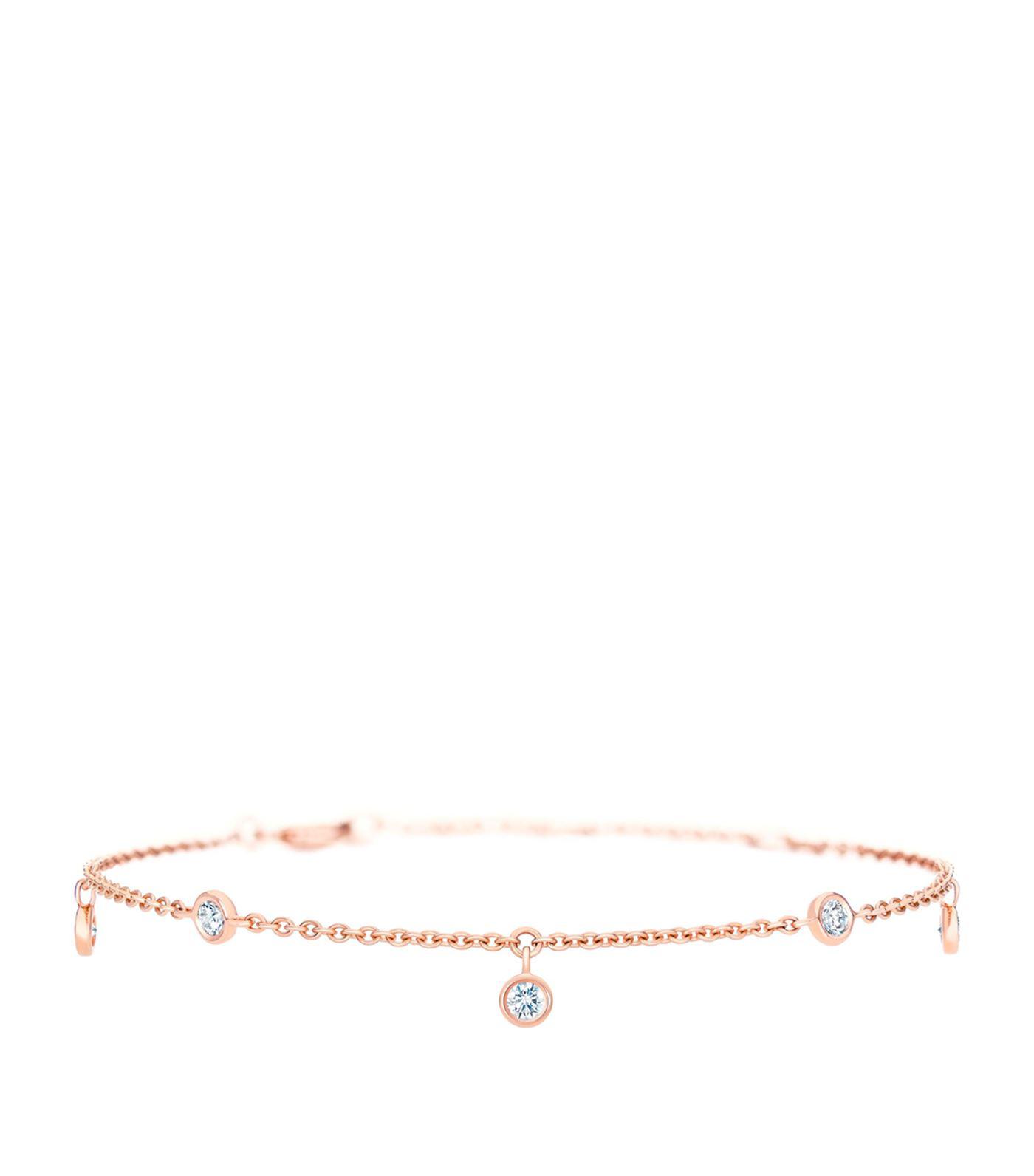 De Beers My First Five Diamond Bracelet In Metallic Lyst De Beers Women S Metallic My First Five Diamond Bracelet