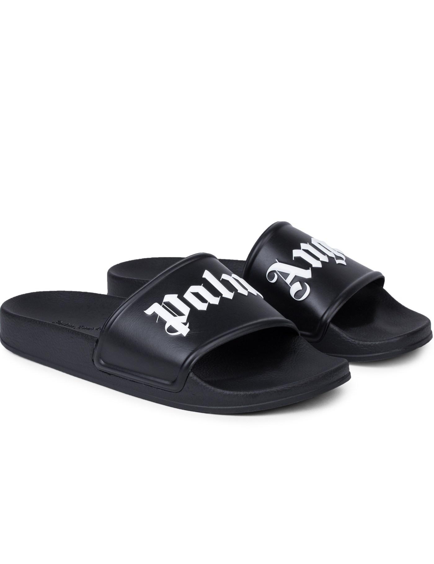 Lyst - Palm Angels Logo Pool Sliders for Men