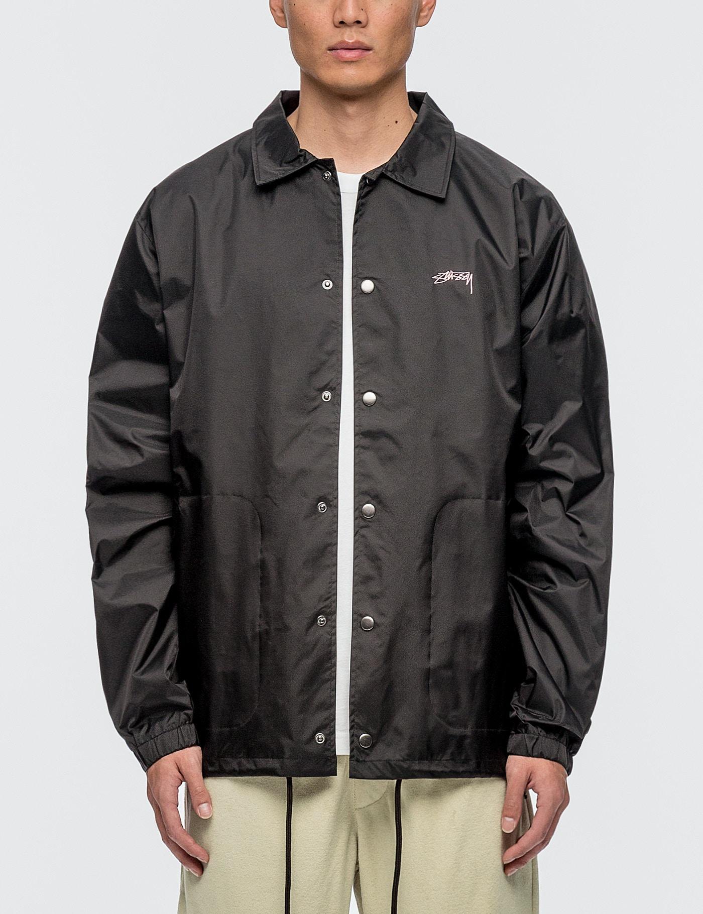 Lyst Stussy Summer Coach Jacket  in Black for Men