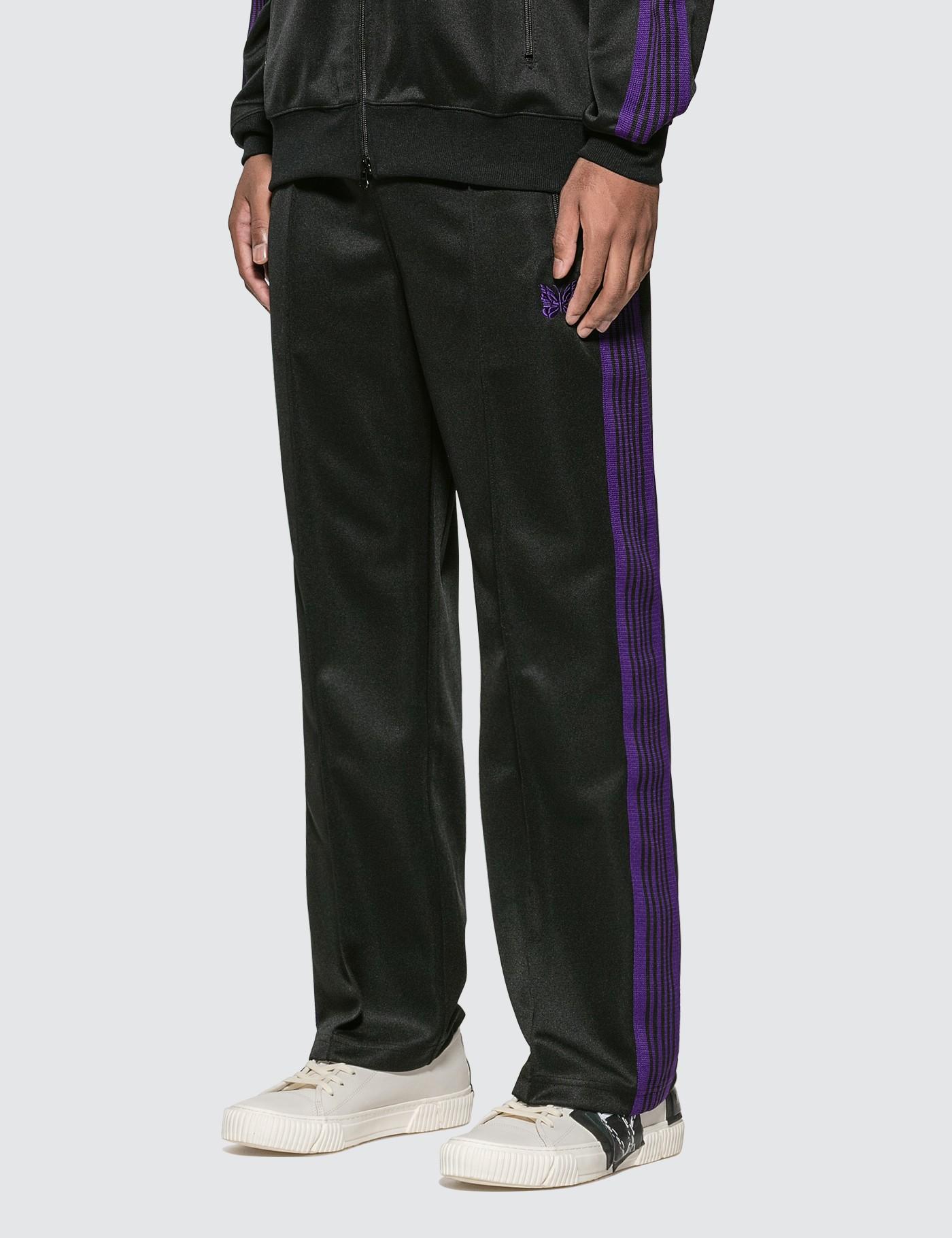 Needles Synthetic Track Pants in Black for Men - Lyst