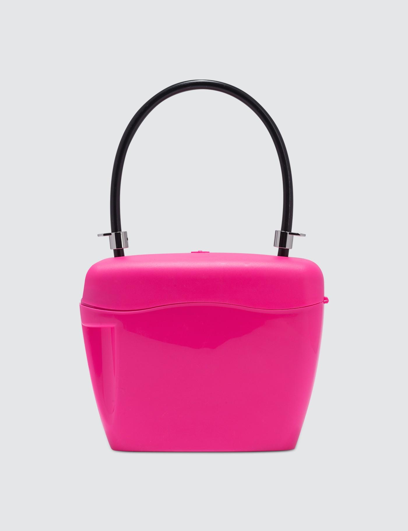 pink palm angels padlock bag