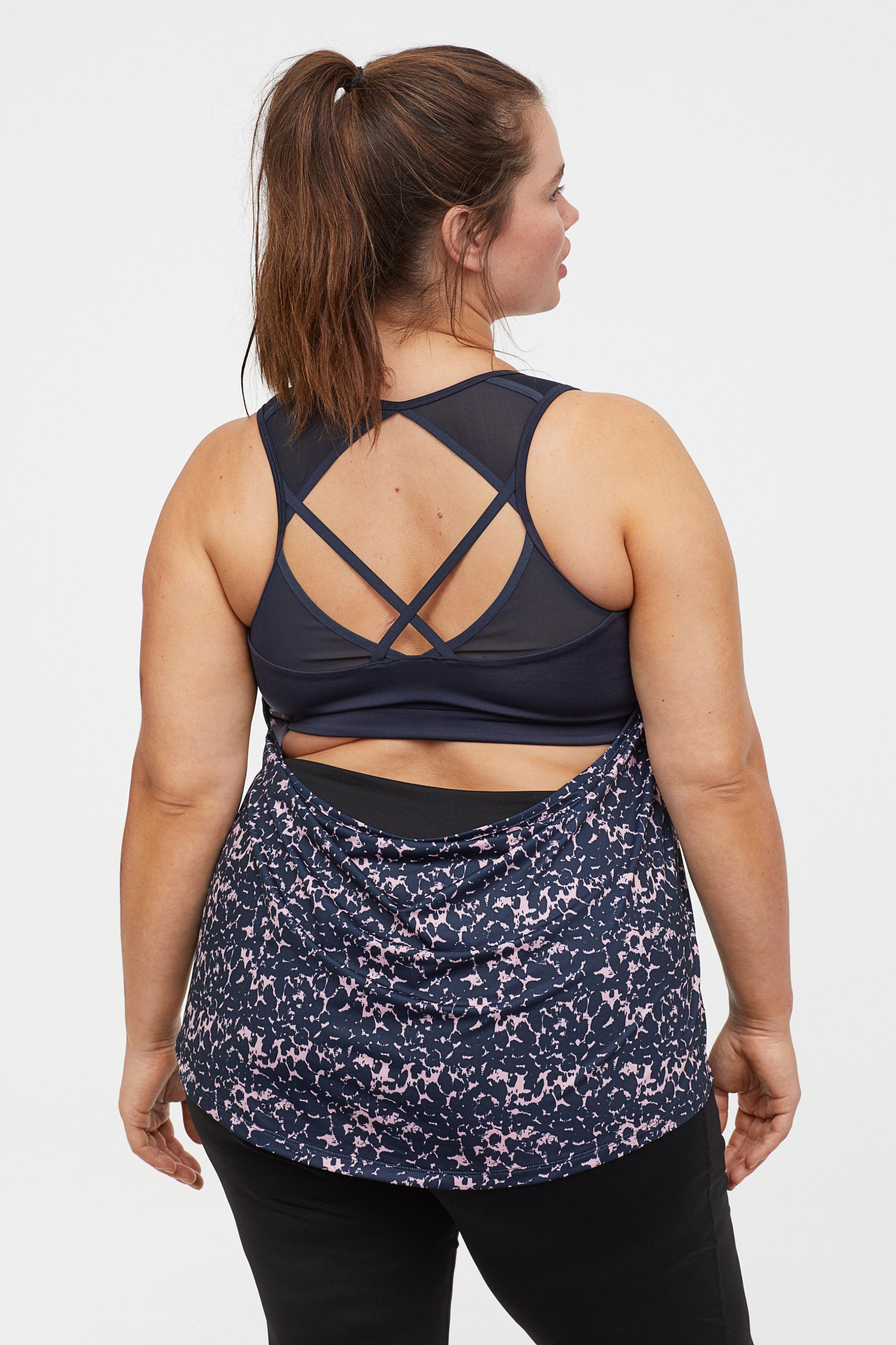 h&m sport tank top