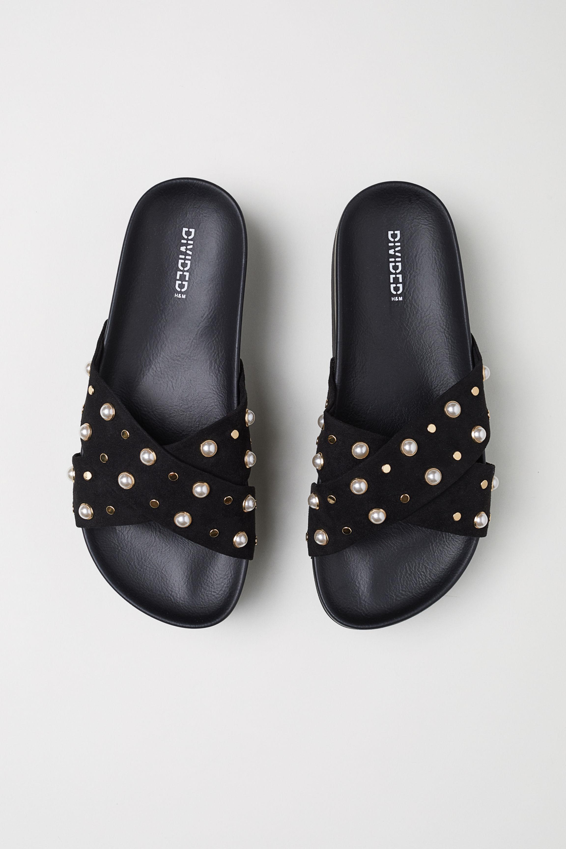 H&amp;M Platform Sandals in Black Lyst