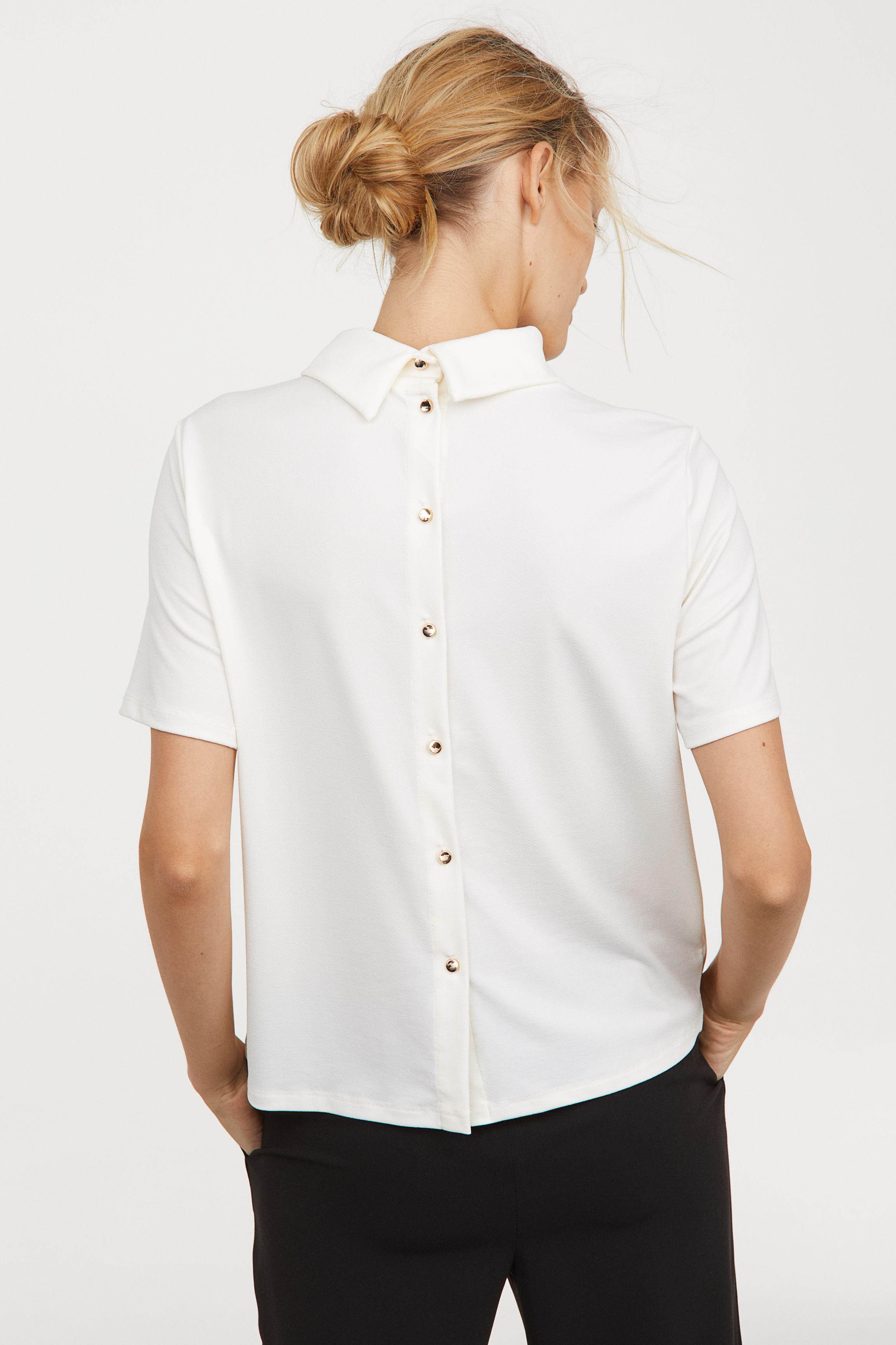 silk shirt h&m