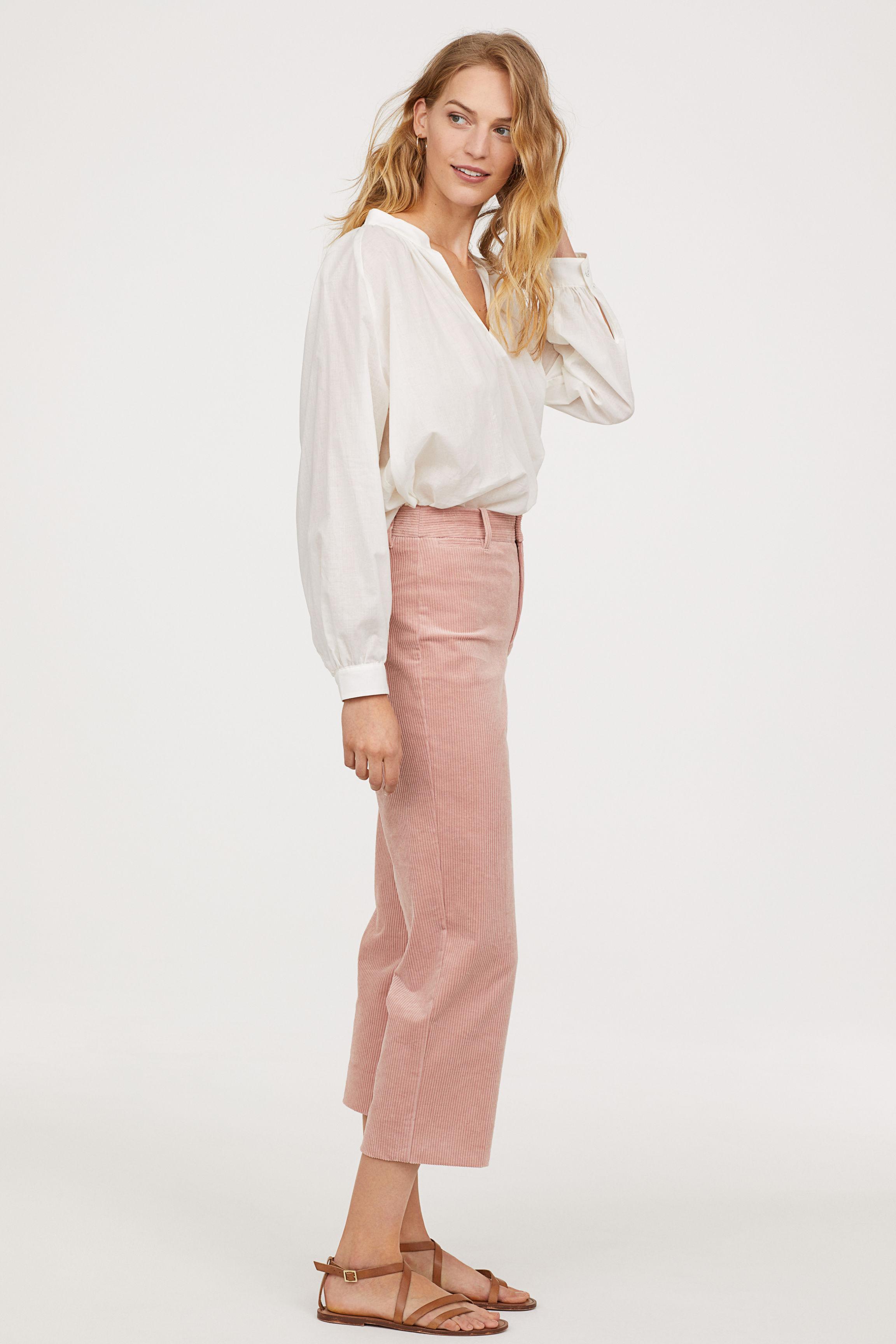 pink corduroy pants womens