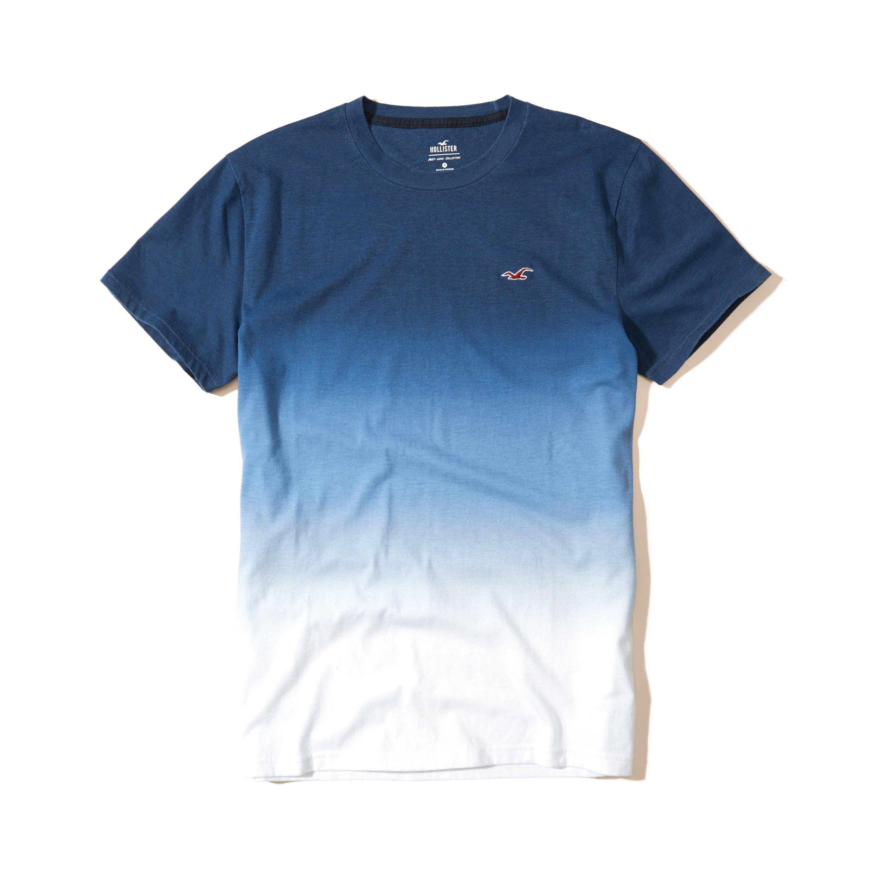 Tshirt Merch Must - Lyst Hollister Must Ombre Crew T Shirt In Blue For tshirt merch must lyst hollister must ombre crew t shirt in blue for