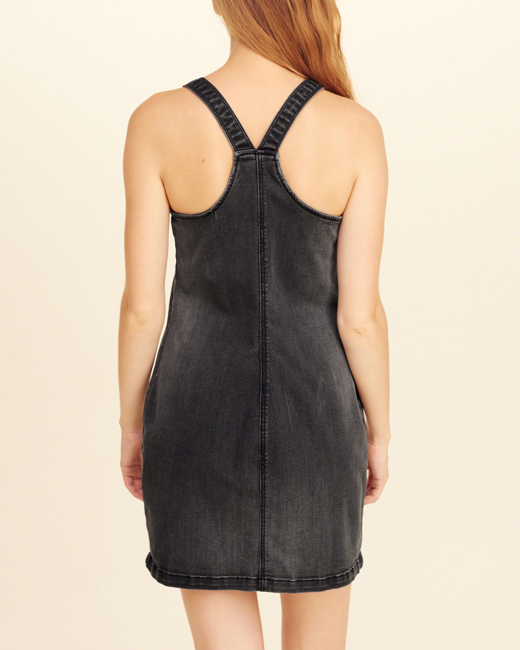 overall dress hollister
