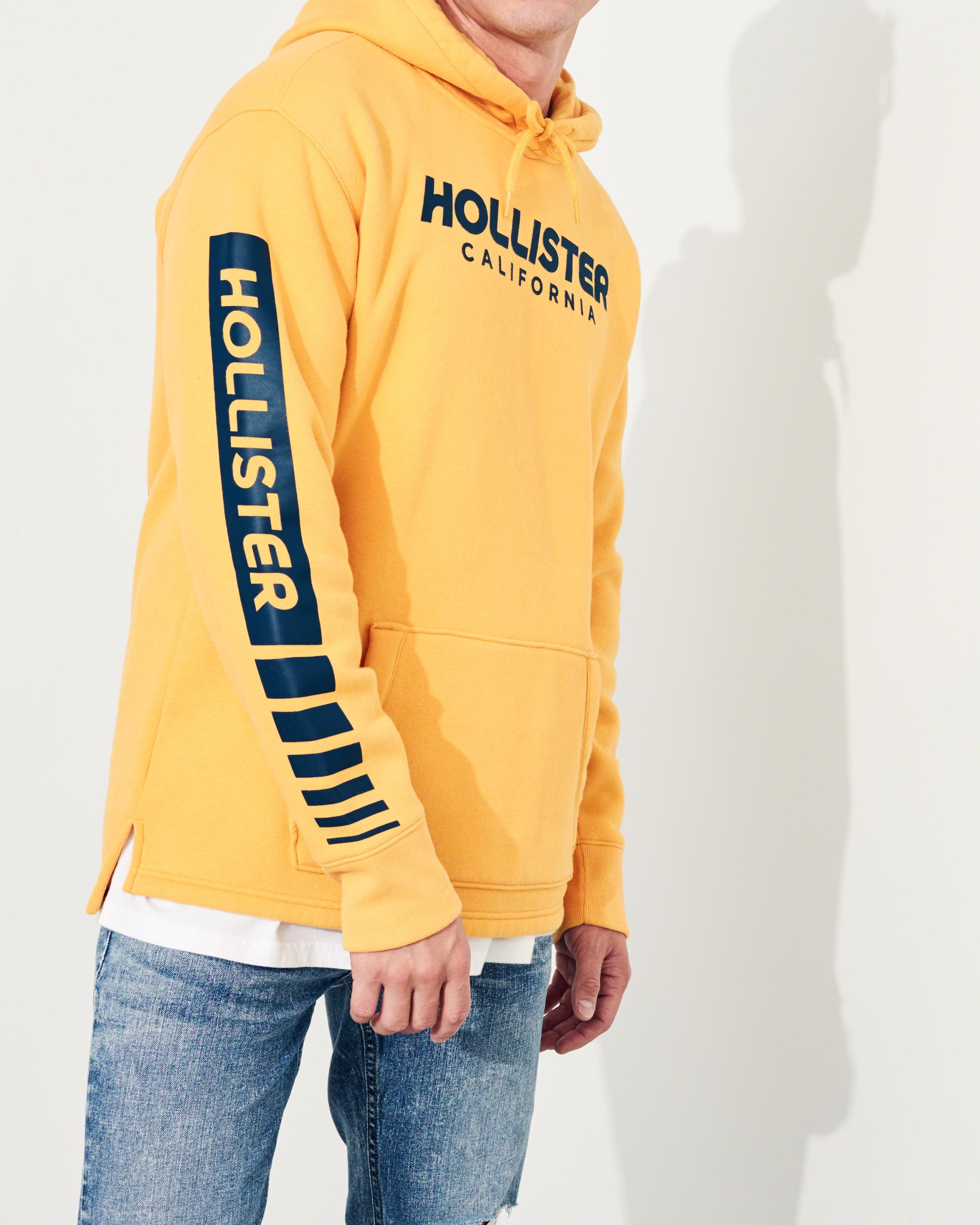 yellow hollister sweatpants