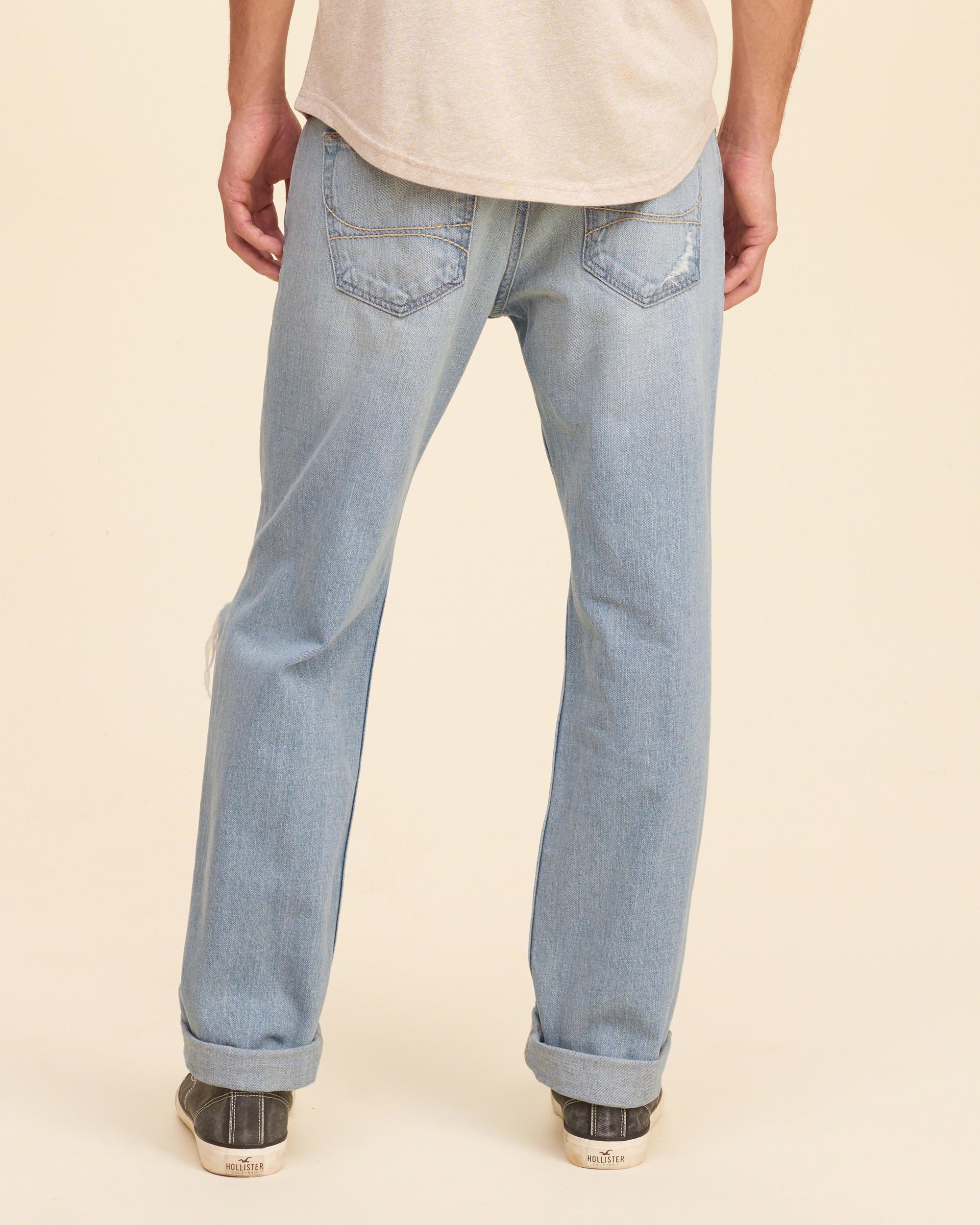 Lyst - Hollister Classic Straight Jeans in Blue for Men