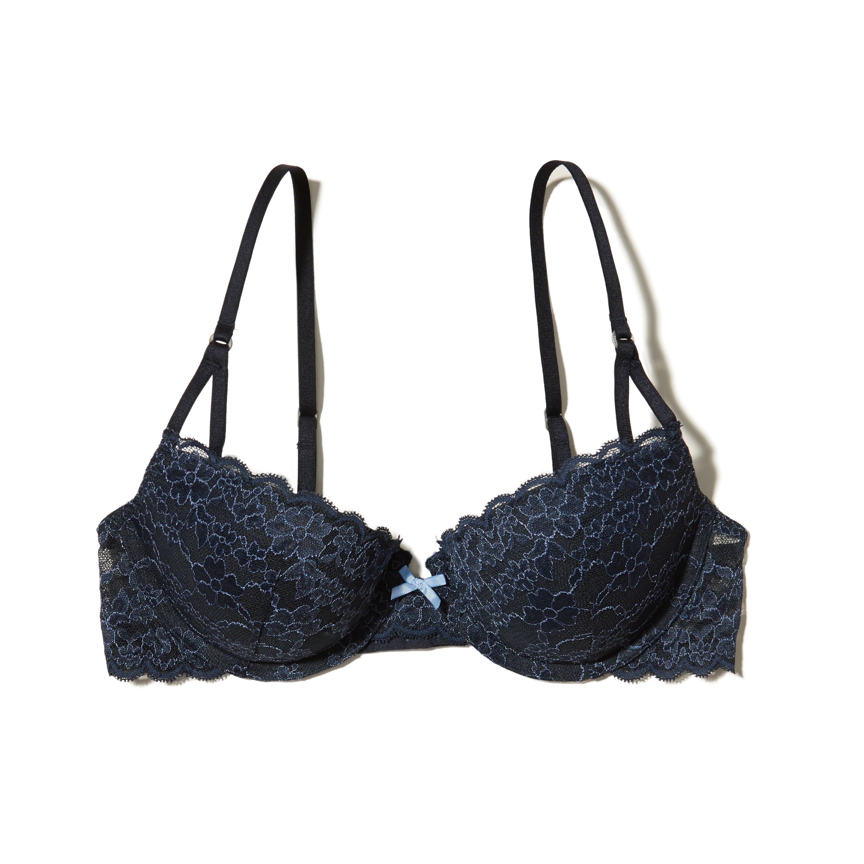 Lyst Hollister Pushup Lace Bra in Blue