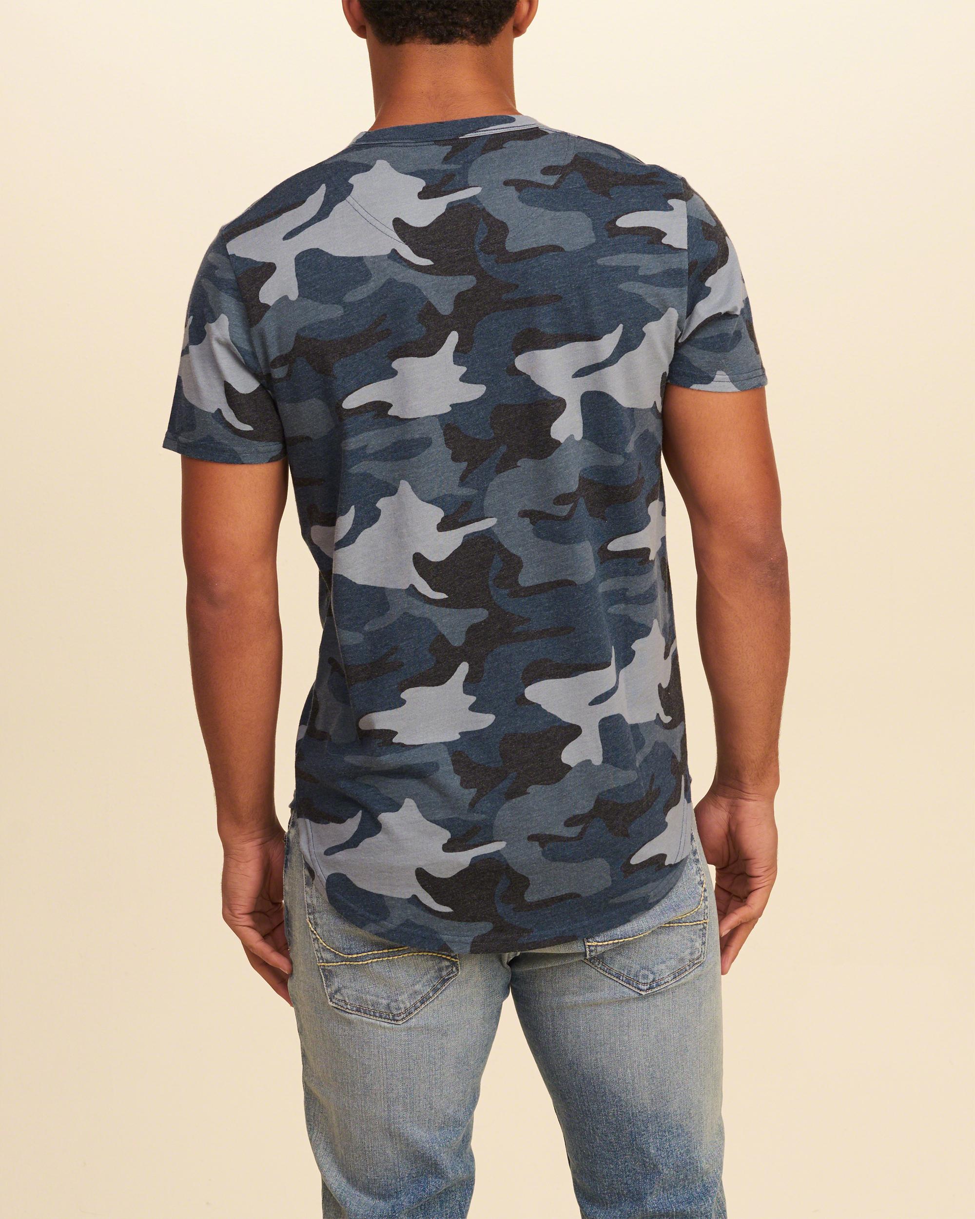 hollister army t shirt