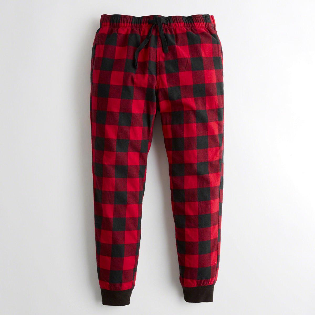Lyst - Hollister Guys Plaid Flannel Jogger Pants From Hollister in Red ...