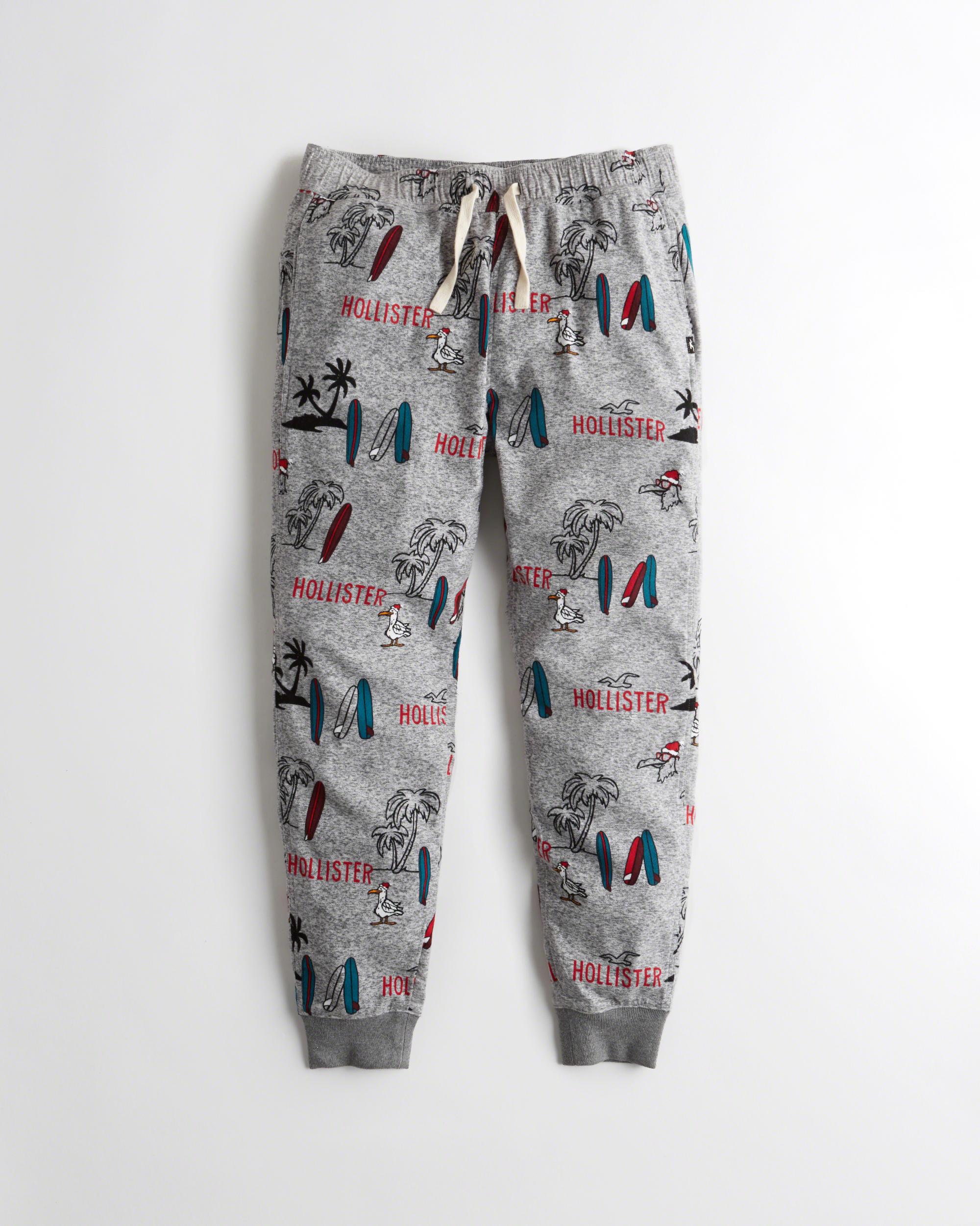 Lyst - Hollister Stretch Flannel Jogger Pants in Gray for Men