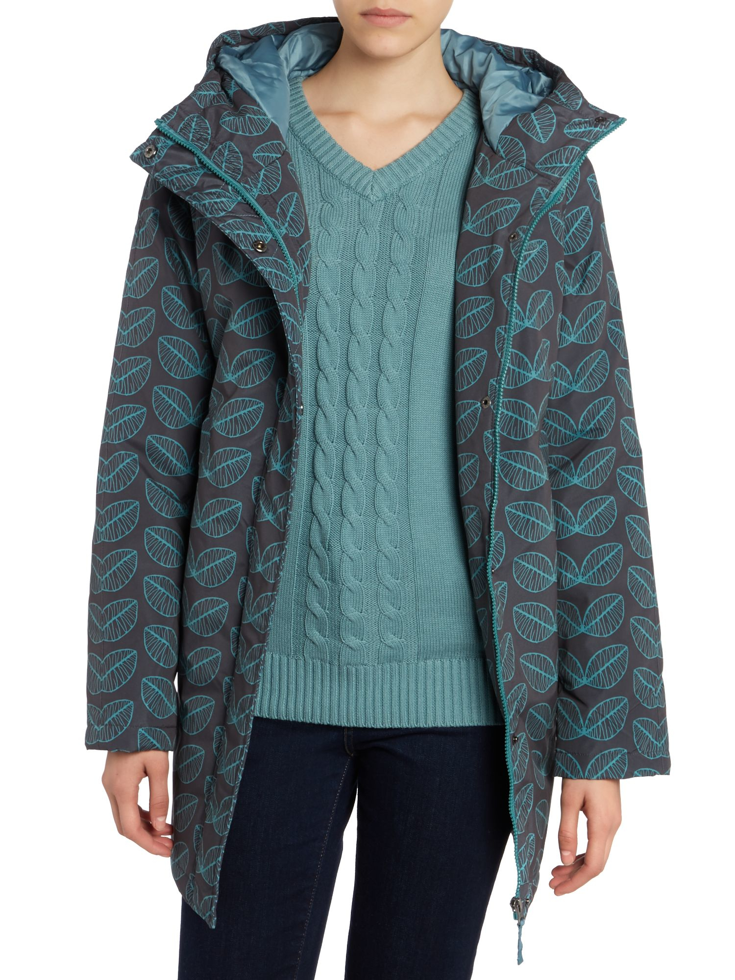 brakeburn leaf jacket in gray lyst brakeburn leaf jacket in gray lyst