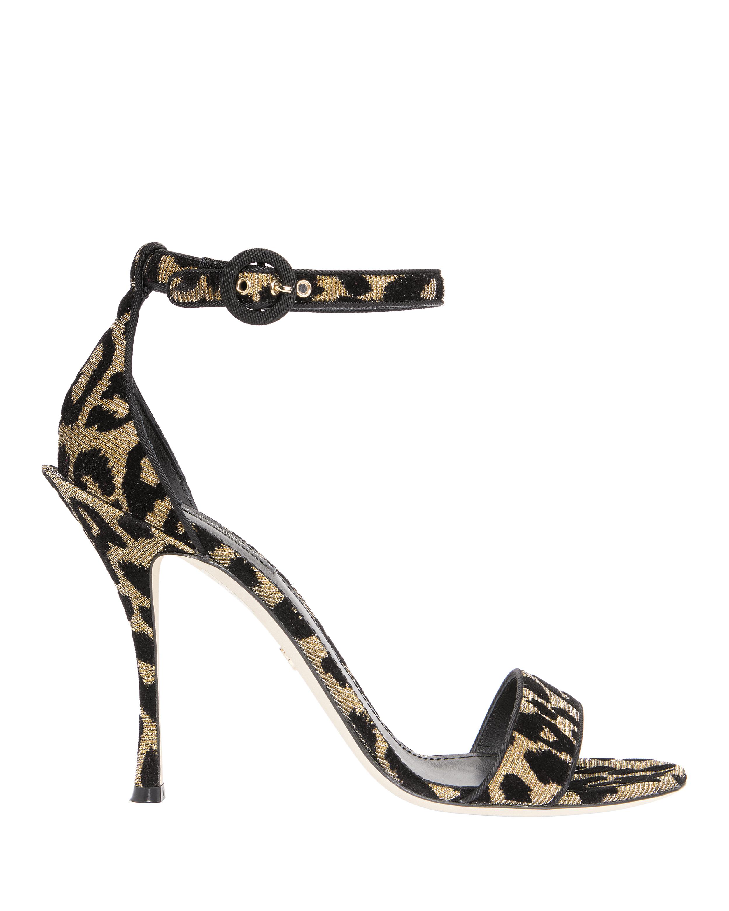 ankle strap leopard sandals