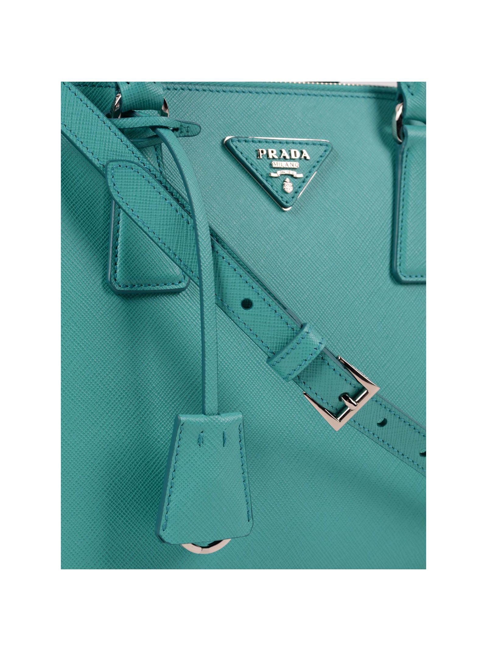 Prada Saffiano Lux in Teal (Gmgiada 1) | Lyst  