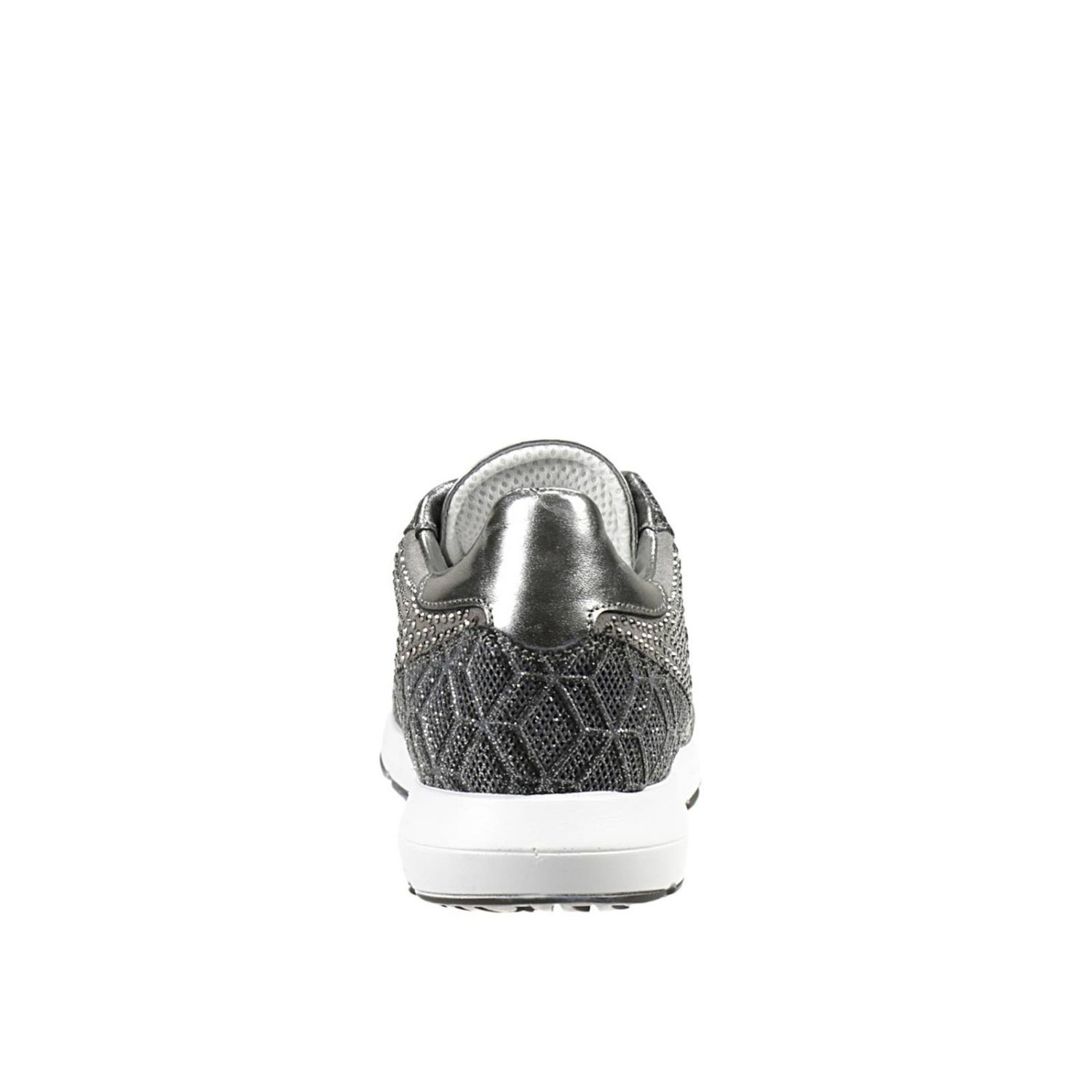John richmond Sneakers Leather in Gray | Lyst
