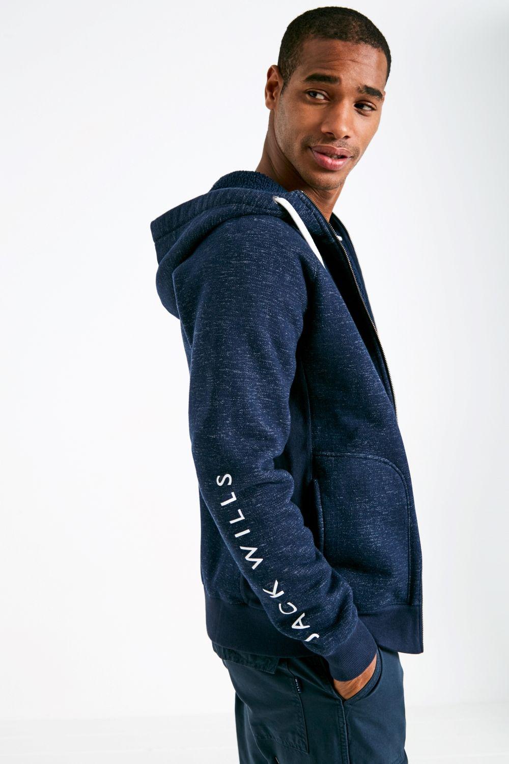 jack wills honeylane half zip sweatshirt