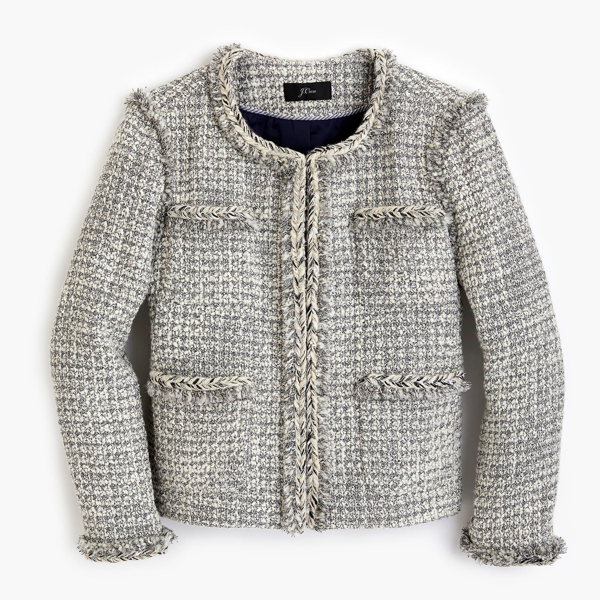 J.Crew Lady Jacket In Metallic Tweed in Metallic - Lyst