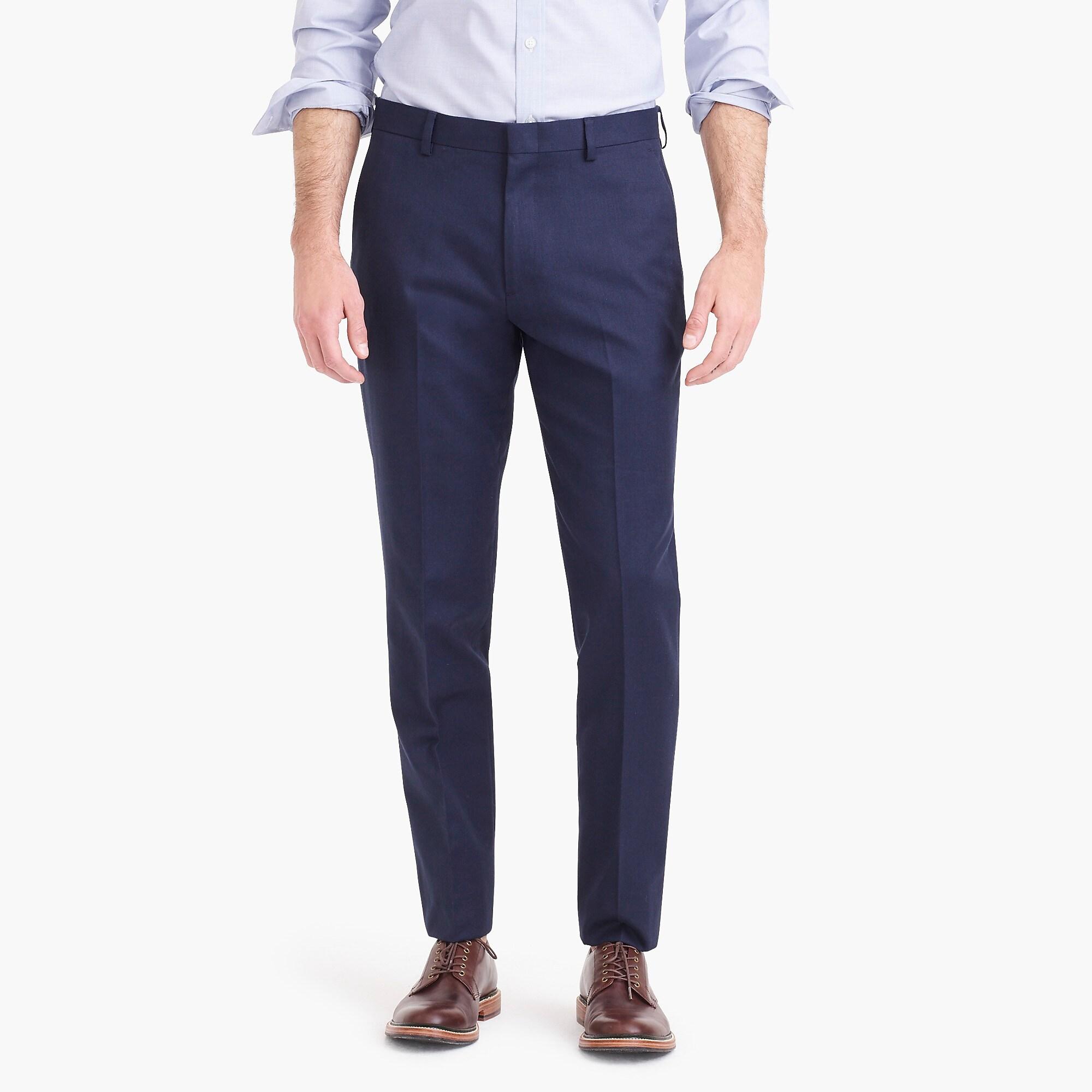 J.Crew Ludlow Classic-fit Unstructured Suit Pant In English Cotton-wool ...