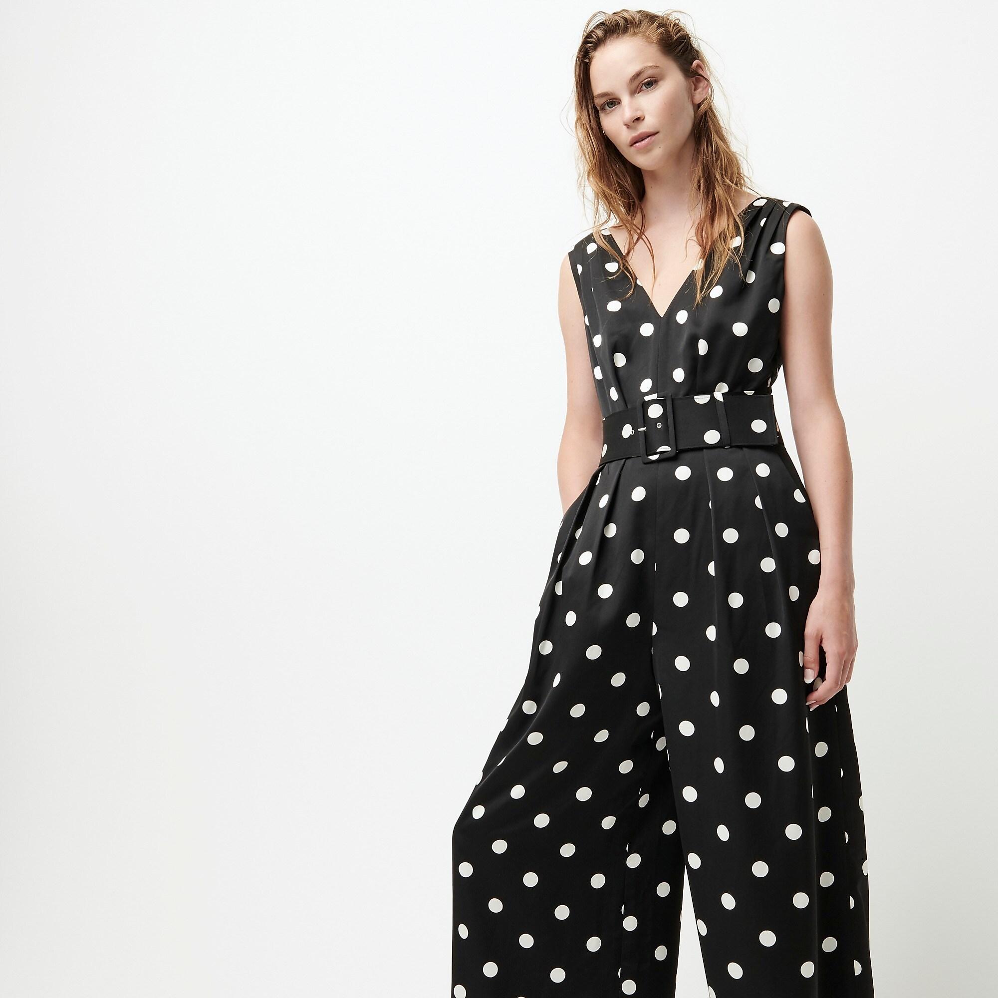 polka dot jumpsuit